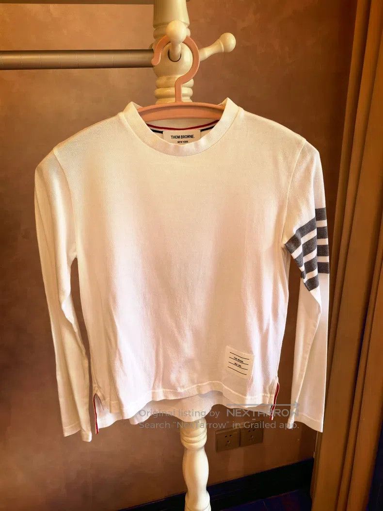 Thom Browne Thom Browne White long-sleeve Size XS / US 0-2 / IT 36-38 - 1 Thumbnail