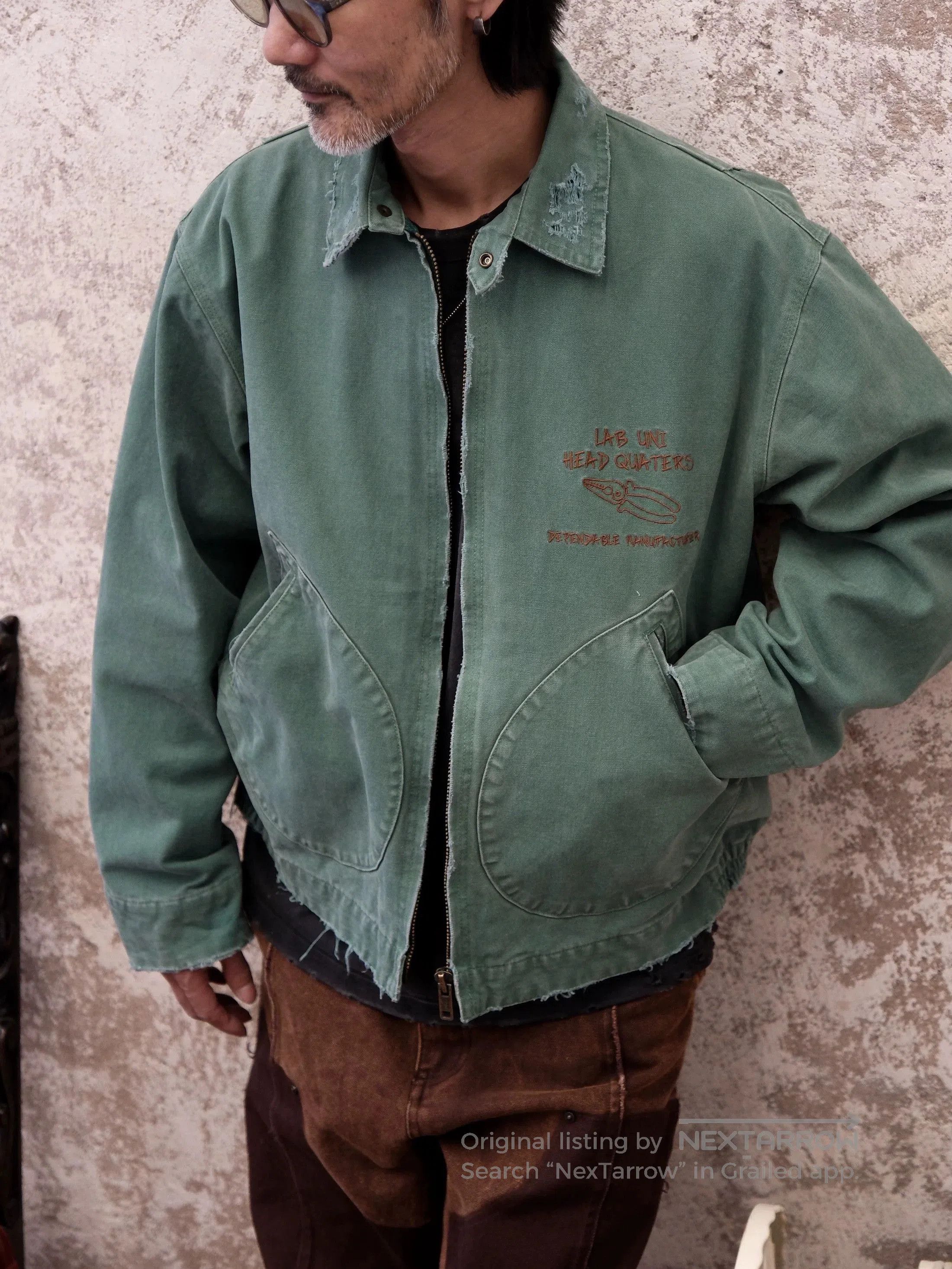 The Superior Labor Labour Union Vintage Zip Embroidered Jacket. Size US M / EU 48-50 / 2 - 1 Thumbnail