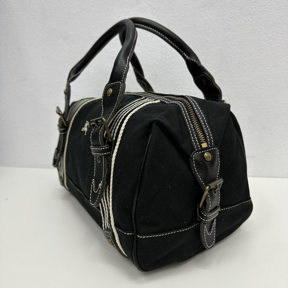 Burberry ‼️LAST DROP‼️ AUTHENTIC BURBERRY BLUE LABEL CANVAS BOSTON BAG Size ONE SIZE - 4 Thumbnail