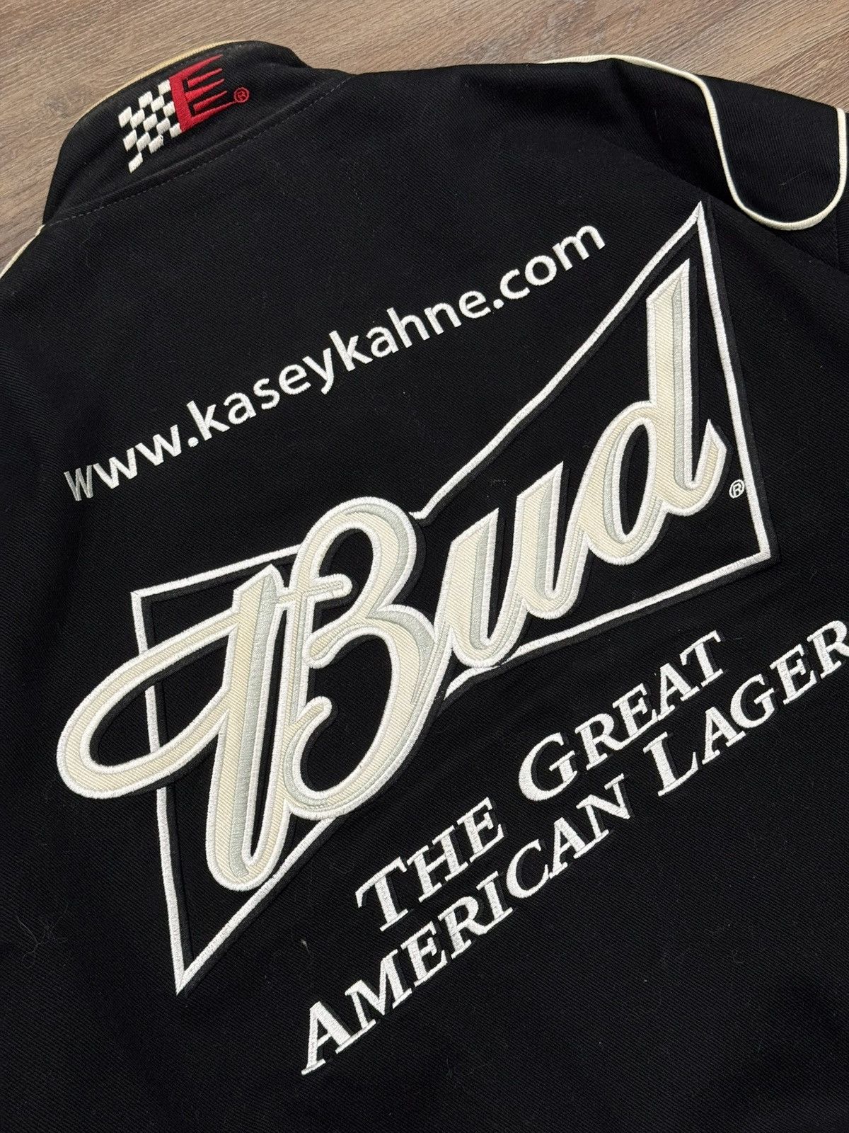 JH Design VINTAGE JEFF HAMILTON BUDWEISER RACING JACKET Size US L / EU 52-54 / 3 - 19 Thumbnail