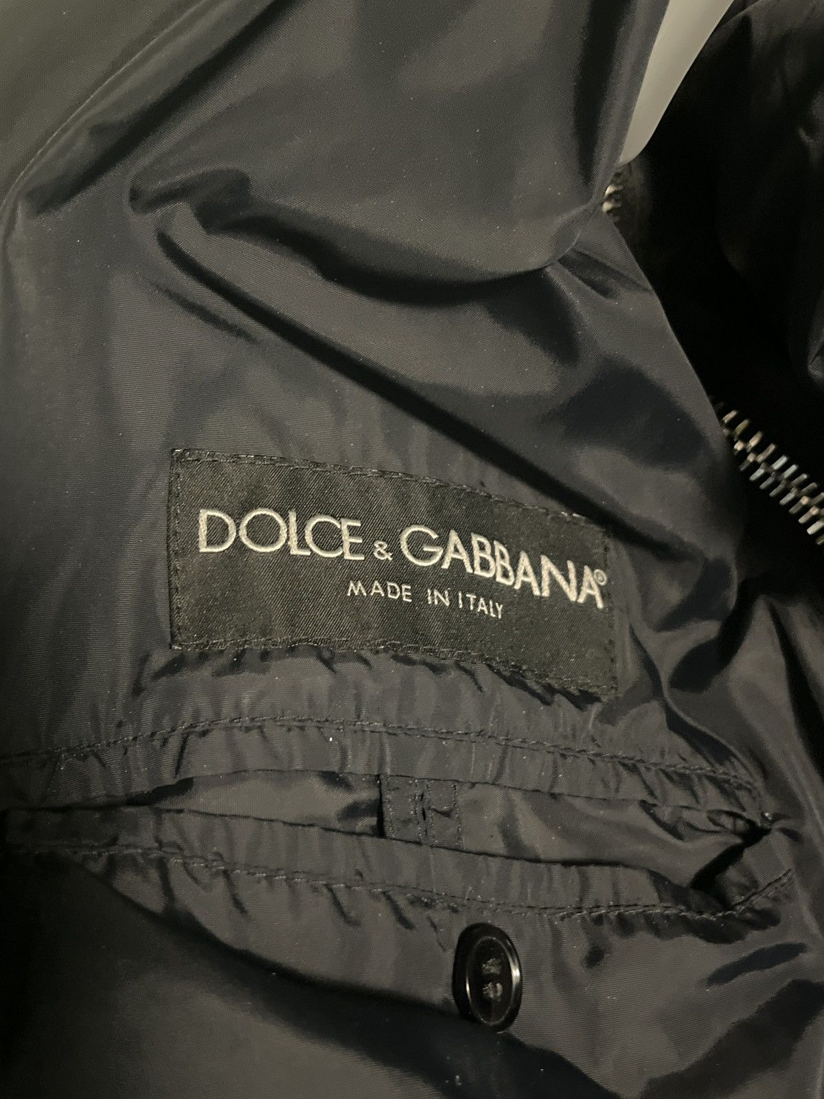 Dolce & Gabbana Dolce & Gabbana Detachable Sleeve Bomber Jacket Nylon Size US M / EU 48-50 / 2 - 9 Thumbnail