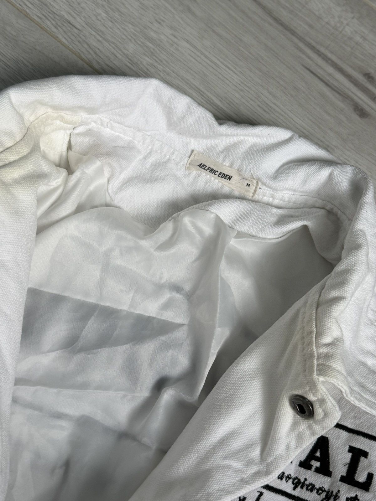 Other Aelfric Eden White Embroidered Statement Bomber Jacket MAOQY Size US M / EU 48-50 / 2 - 4 Thumbnail