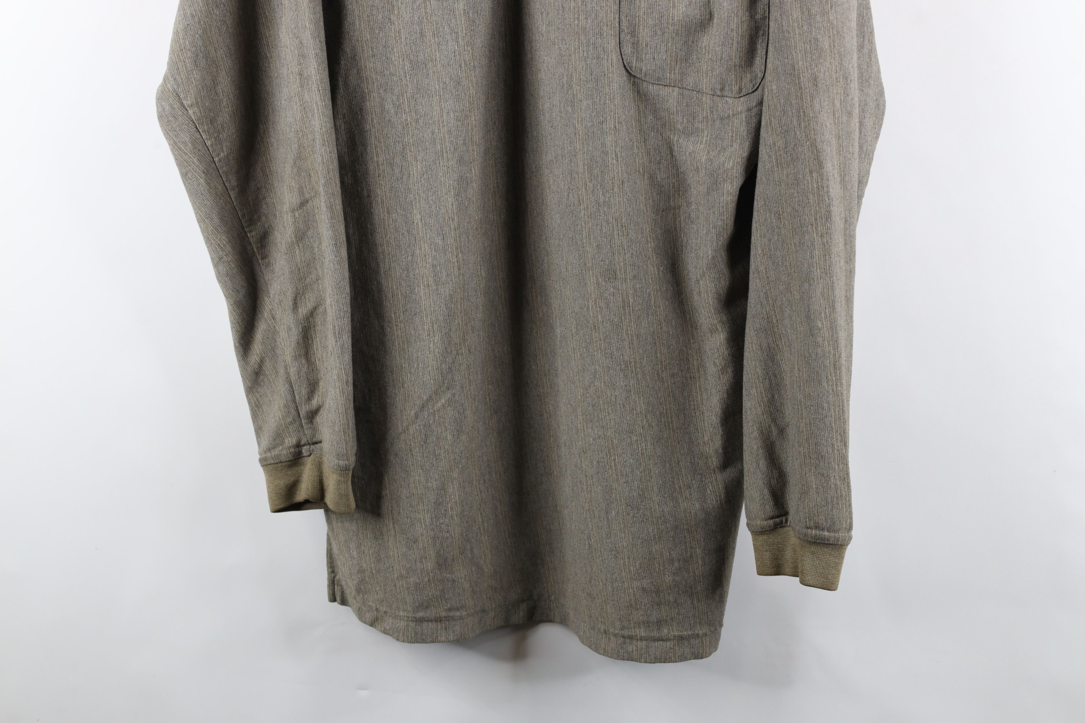 Vintage Vintage 90s Streetwear Knit Long Sleeve Rugby Polo Shirt Size US L / EU 52-54 / 3 - 3 Thumbnail
