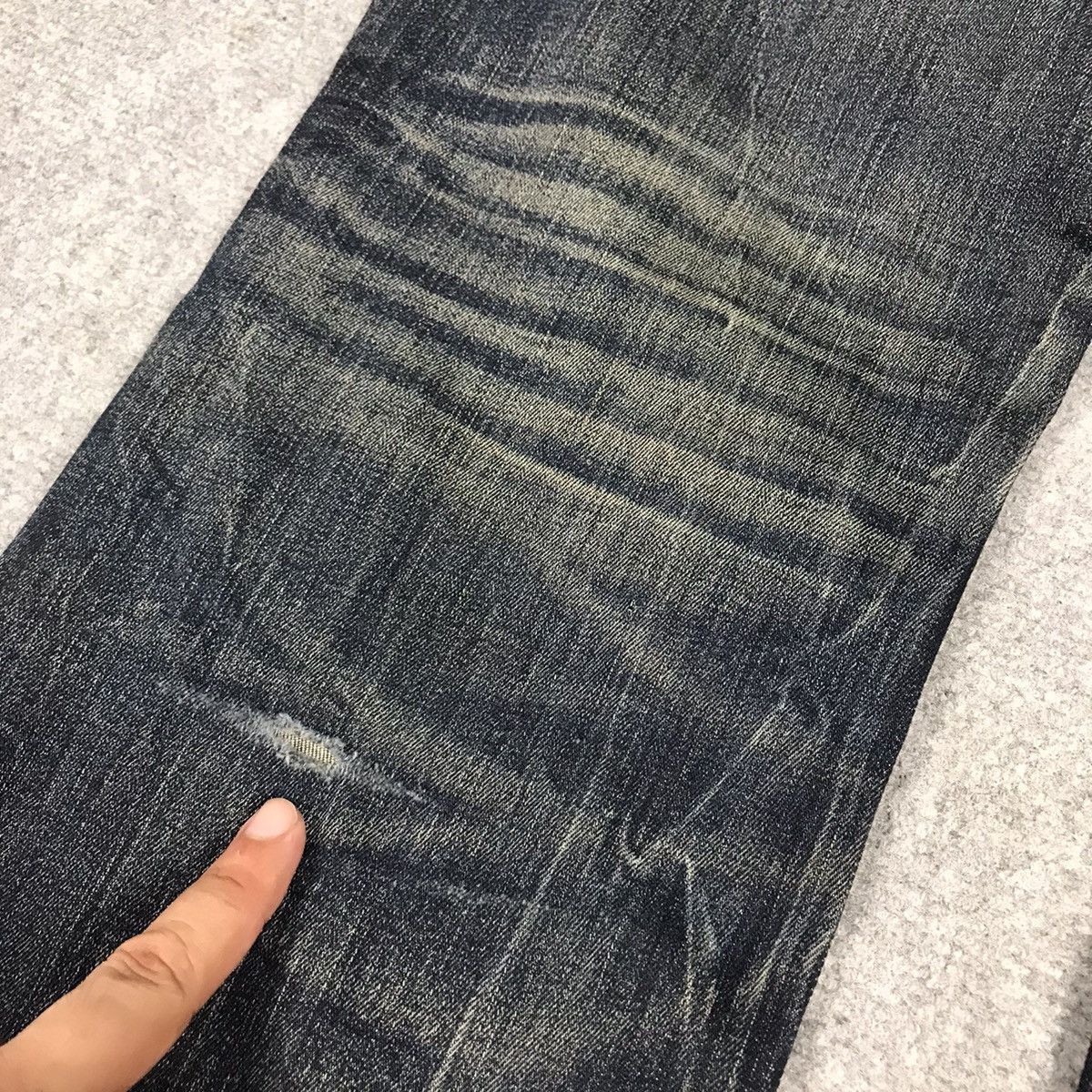 Japanese Brand RED PEPPER JAPAN DESIGN DENIM DISTRESSED DENIM PANTS Size US 30 / EU 46 - 11 Thumbnail