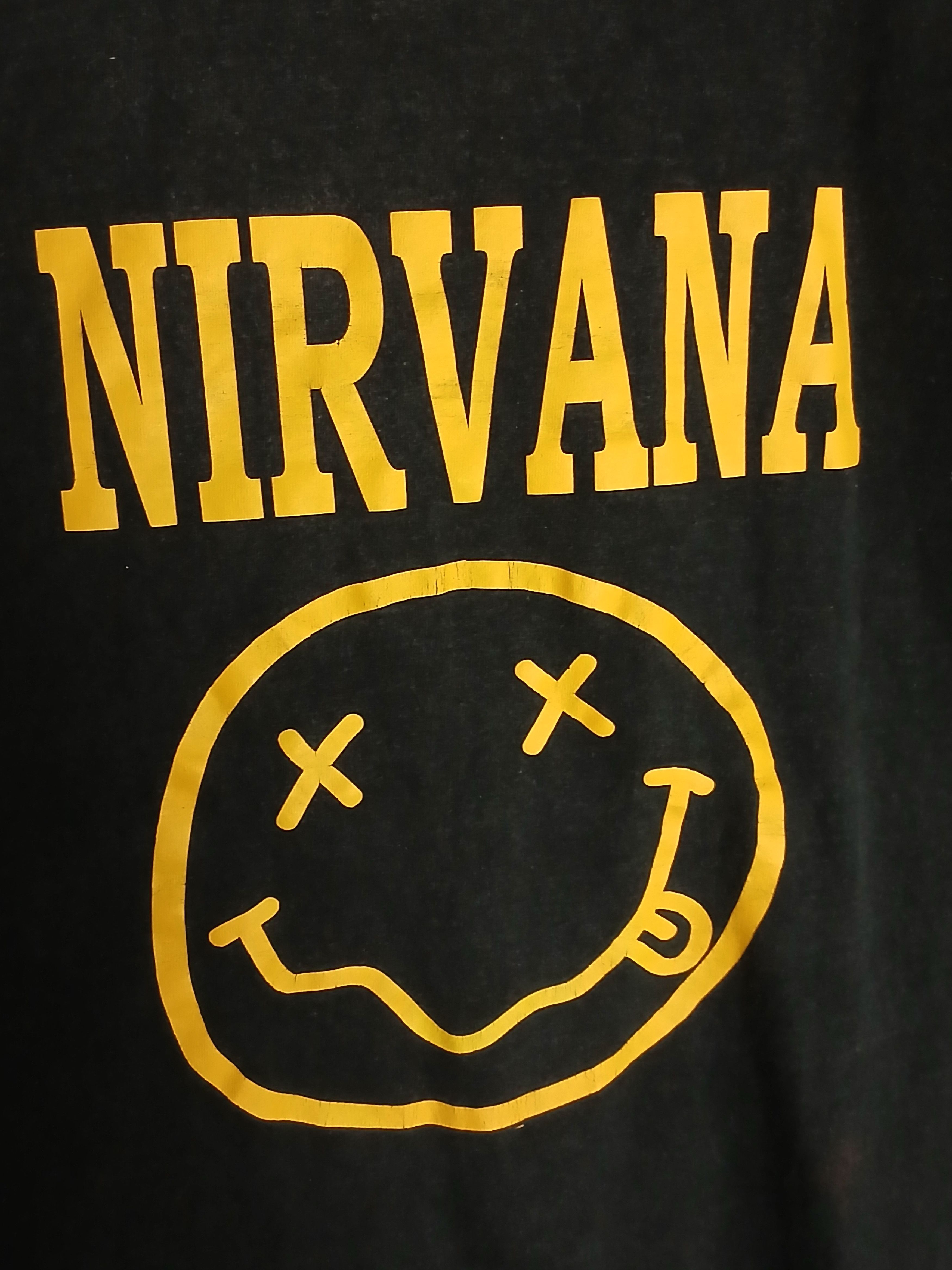 Band Tees × Nirvana Nirvana Kurt Cobain Smile T-Shirt Size US L / EU 52-54 / 3 - 3 Thumbnail