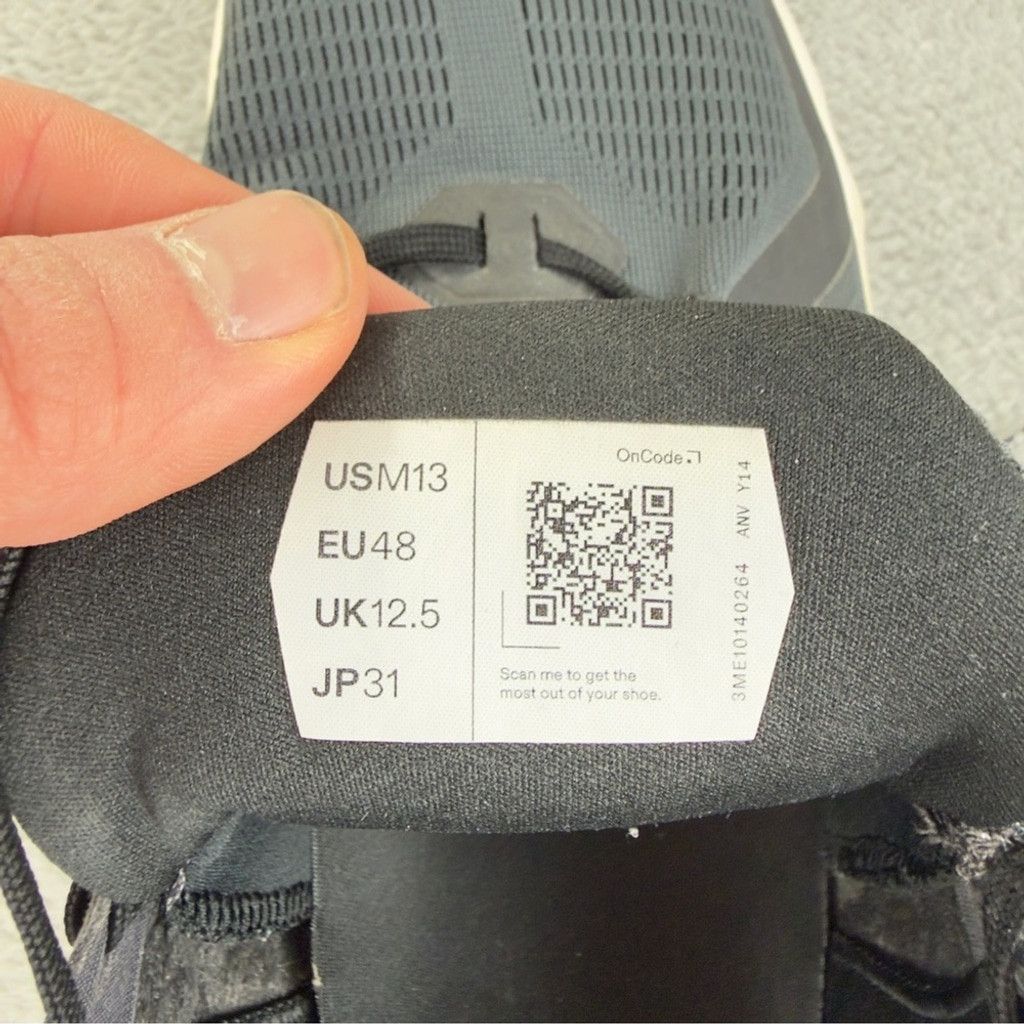 On On Cloudrunner 2 Men's Size 13 US/12.5 UK/48 EU Eclipse/Blac Size US 13 / EU 46 - 2 Thumbnail