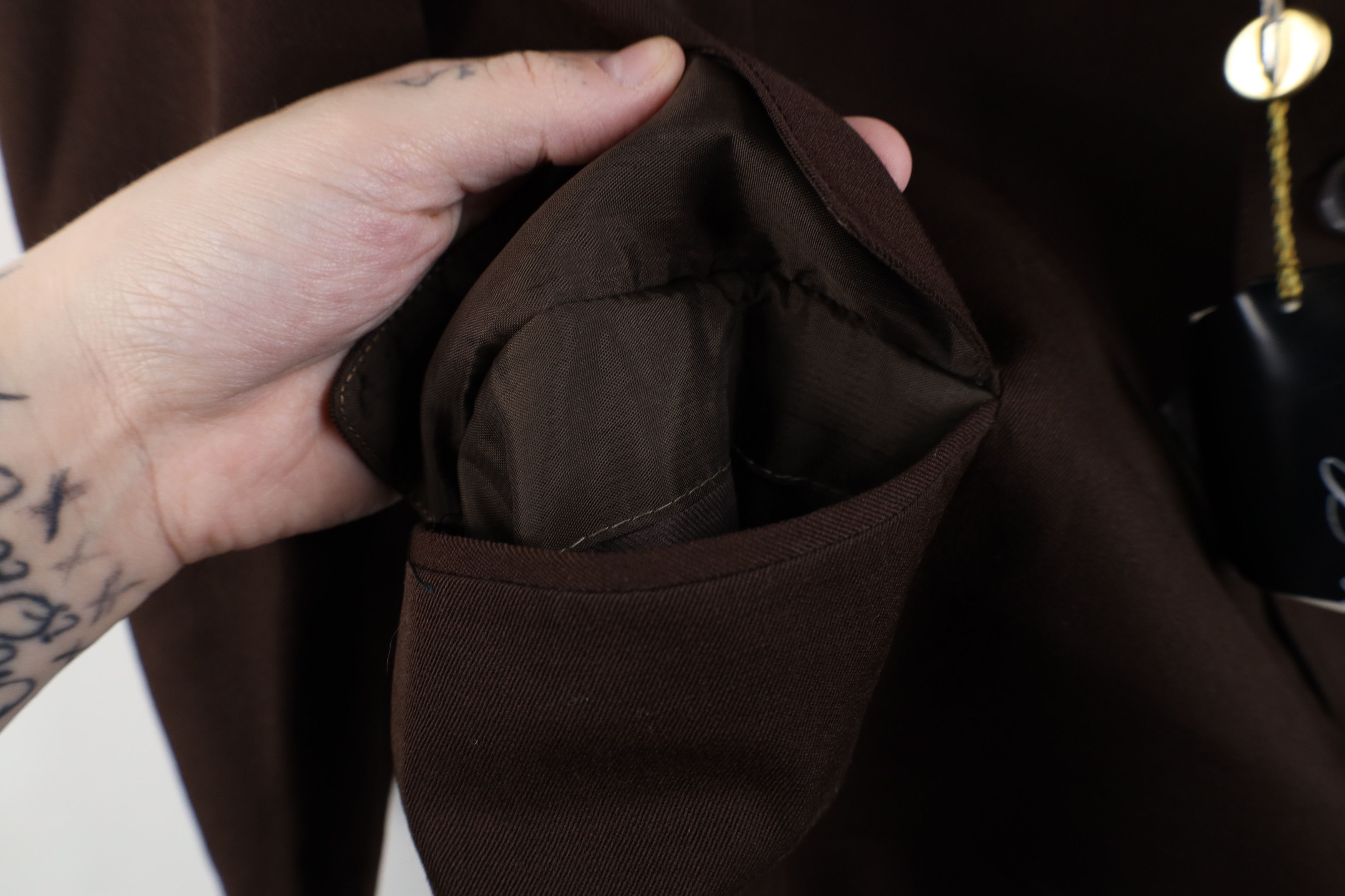 Vintage Deadstock Vintage 50s 60s Streetwear Blazer Jacket Brown Size US L / EU 52-54 / 3 - 7 Thumbnail