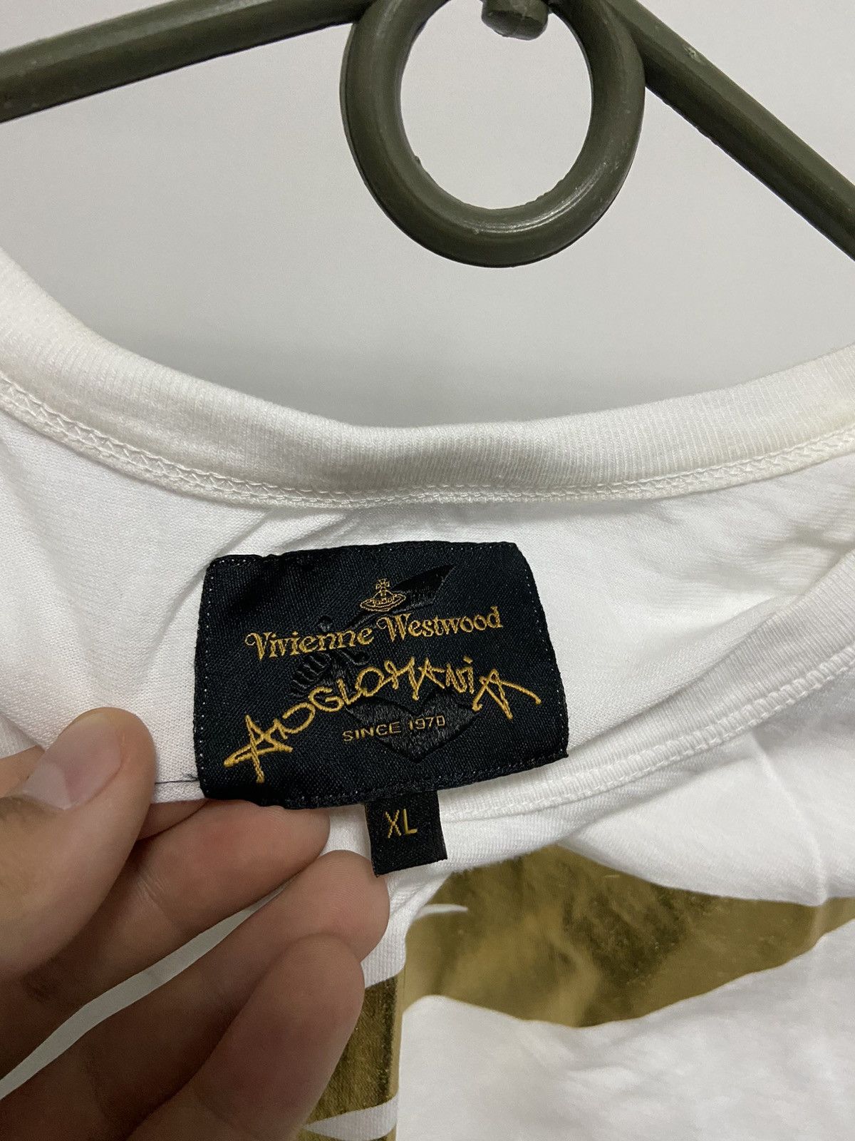 Vintage × Vivienne Westwood Vivienne Westwood T-shirt Vintage big Logo orb Size US XL / EU 56 / 4 - 4 Thumbnail