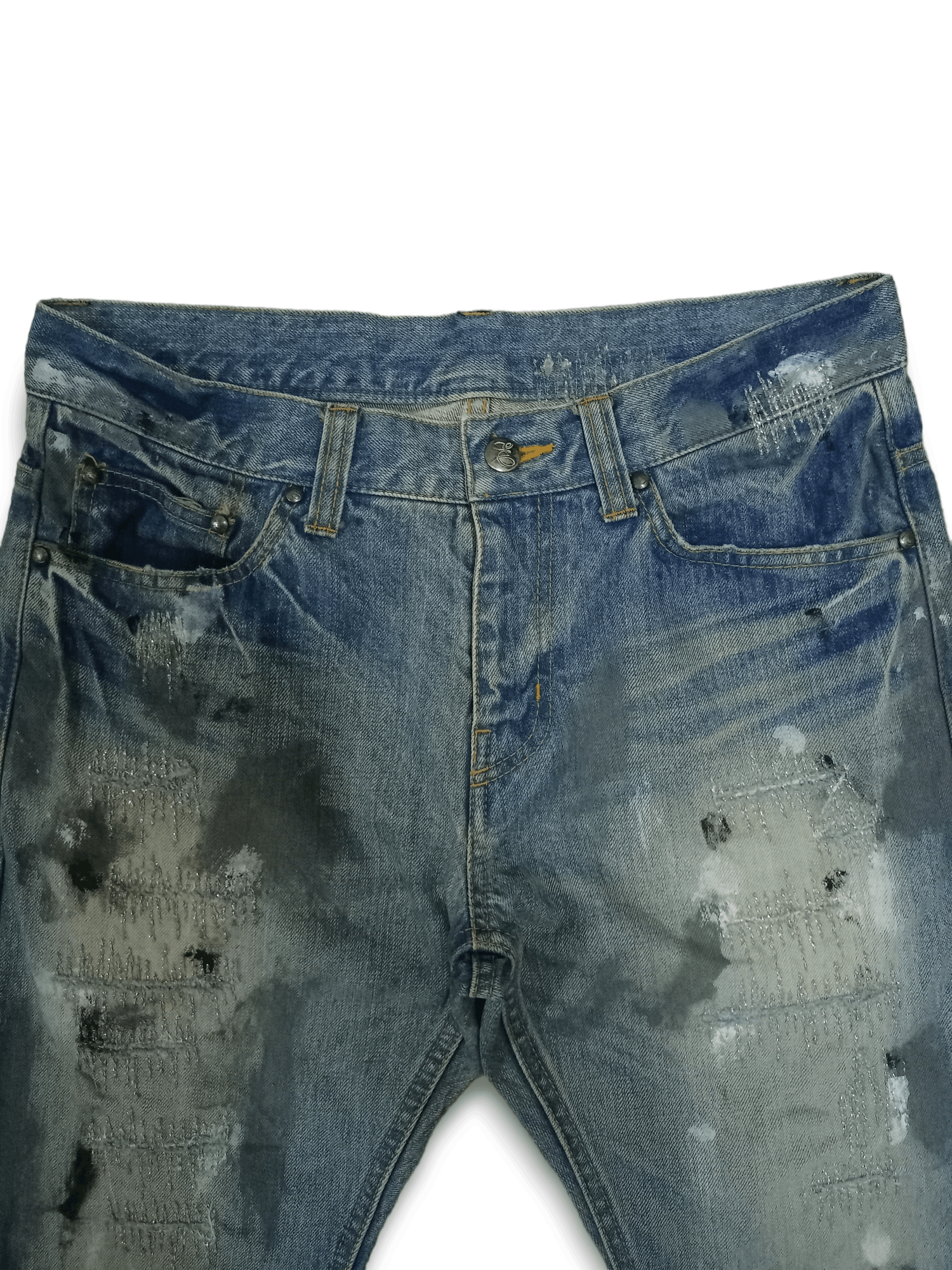 Edition Japan × Japanese Brand Vintage Japanese Brand Grunge Style Distressed Loose Jeans Size US 30 / EU 46 - 4 Thumbnail