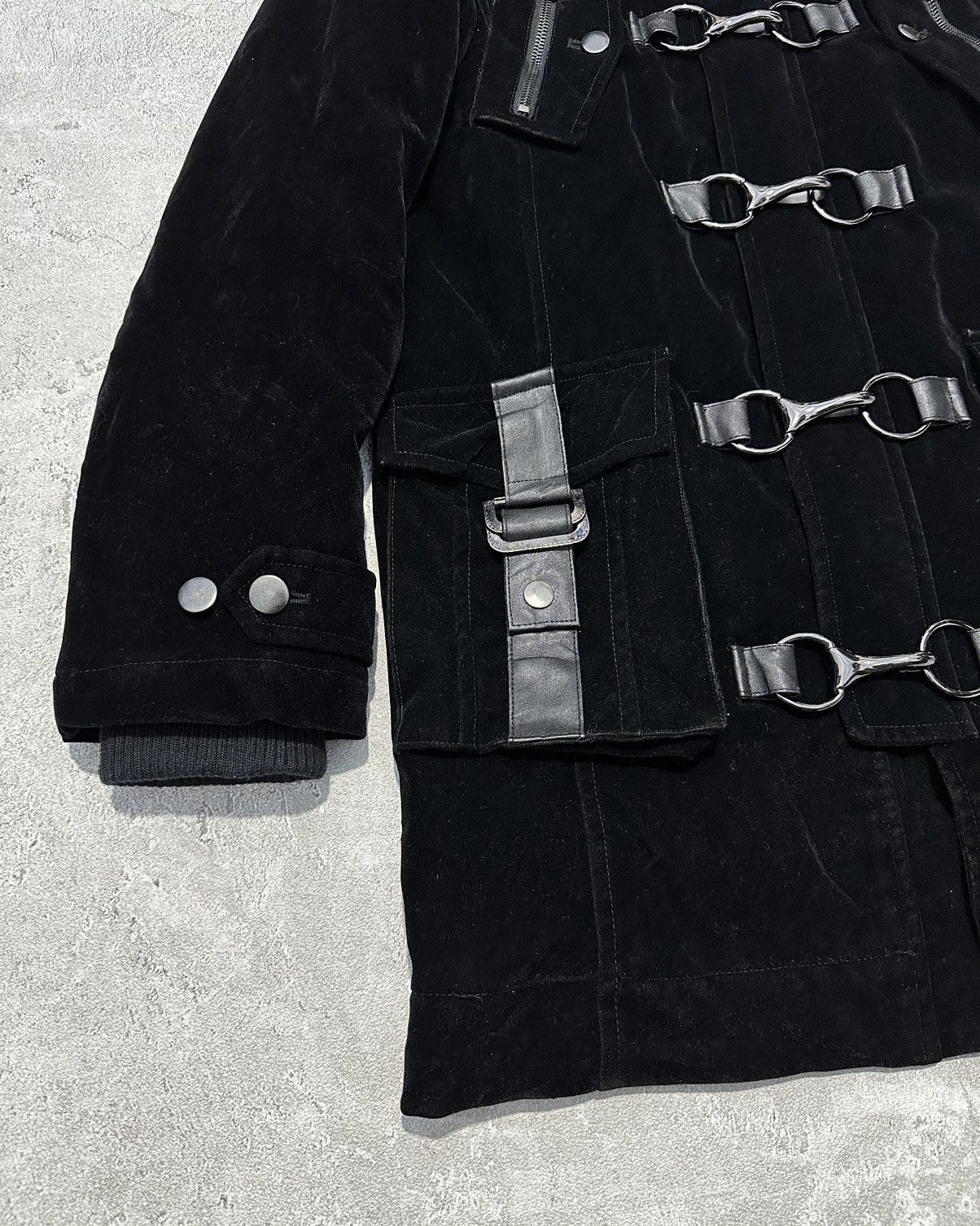 Japanese Brand 2000s Authentic Velvet Faux Fur Jacket Ifsixwasnine Style Size US M / EU 48-50 / 2 - 7 Thumbnail