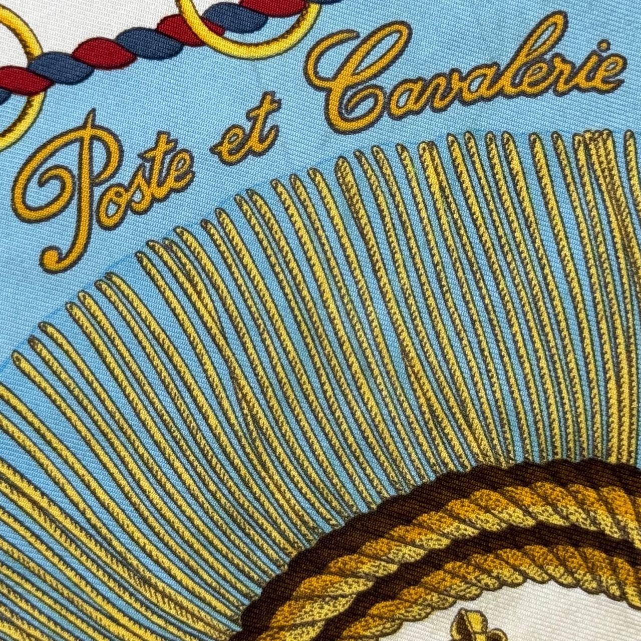 Hermes Hermes “Poste et Cavalerie” by J. Metz Silk Scarf Size ONE SIZE - 8 Thumbnail
