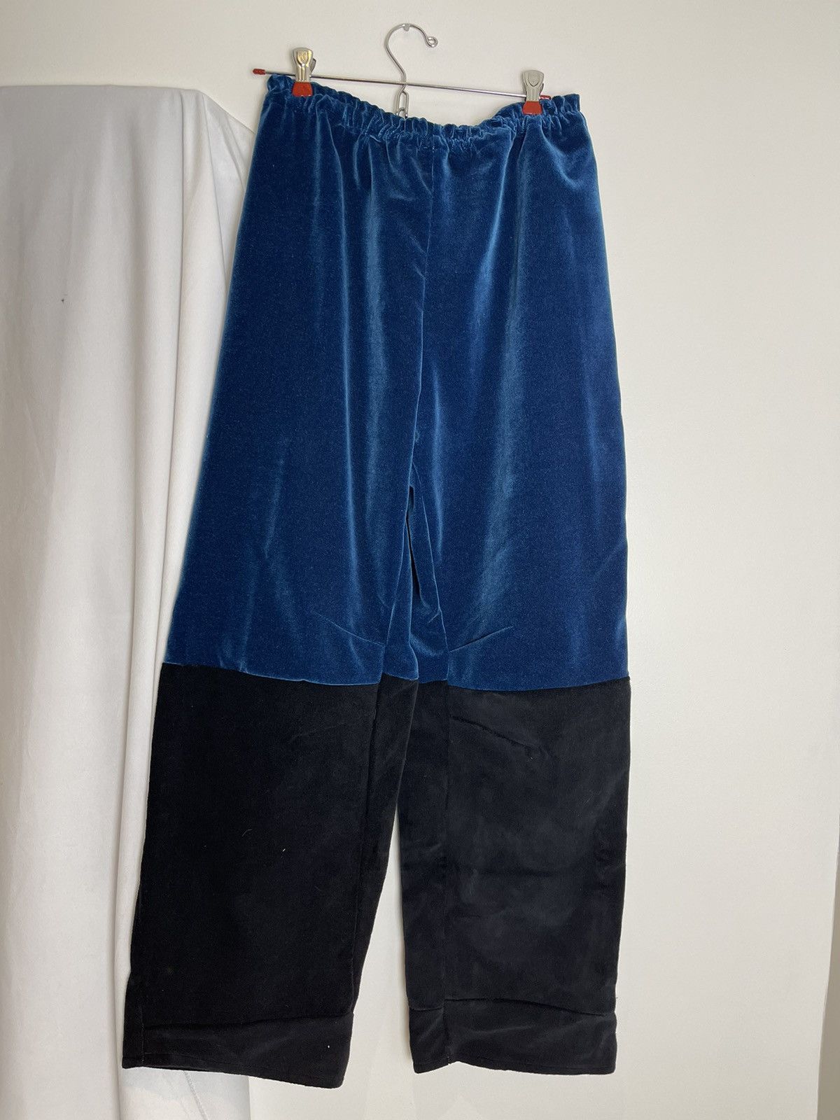 Chorley heavy velvet moto knee dart pants