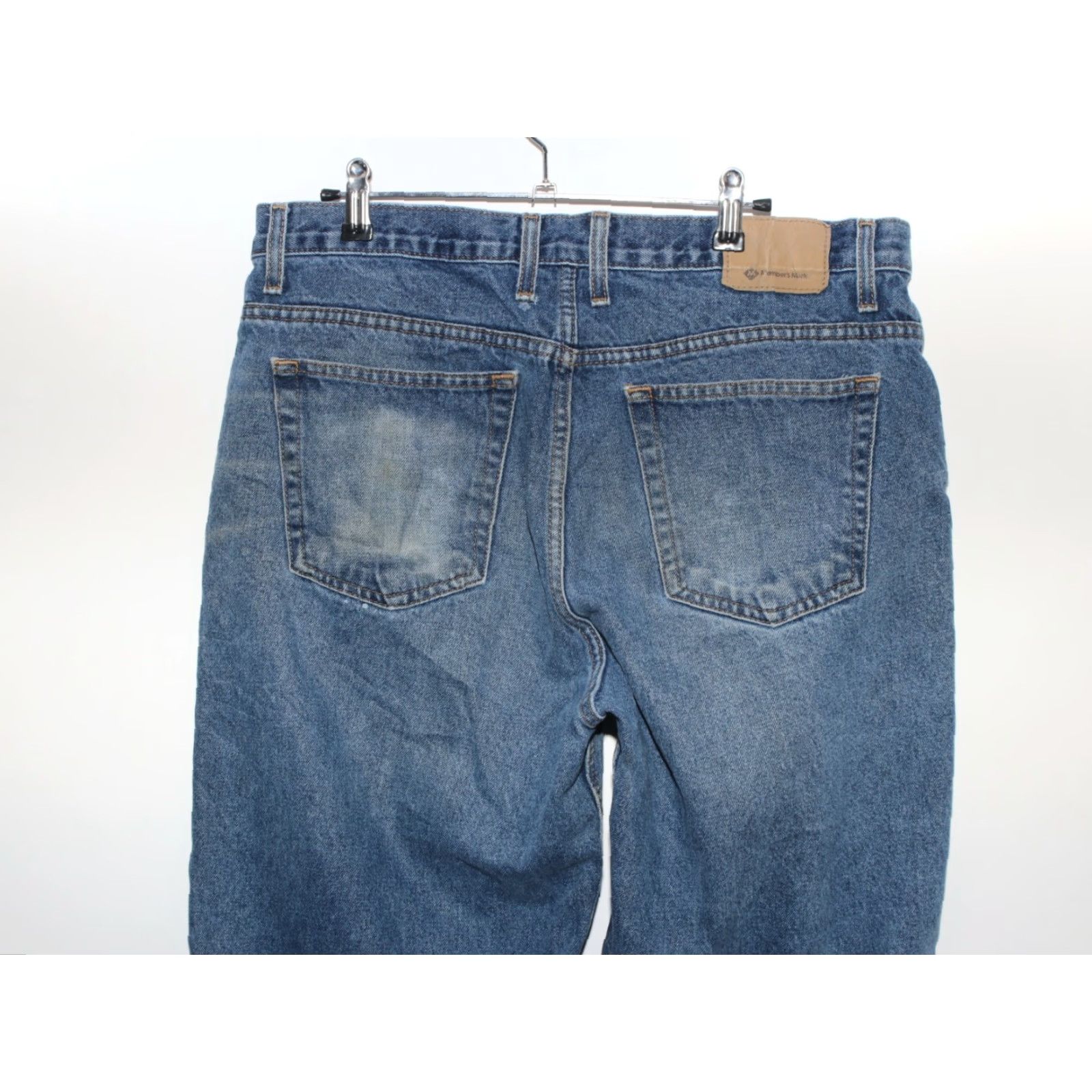 Vintage Member's Mark Men’s Regular Fit Distressed Straight Denim Jeans Size 34x30 Blue Size US 34 / EU 50 - 4 Thumbnail