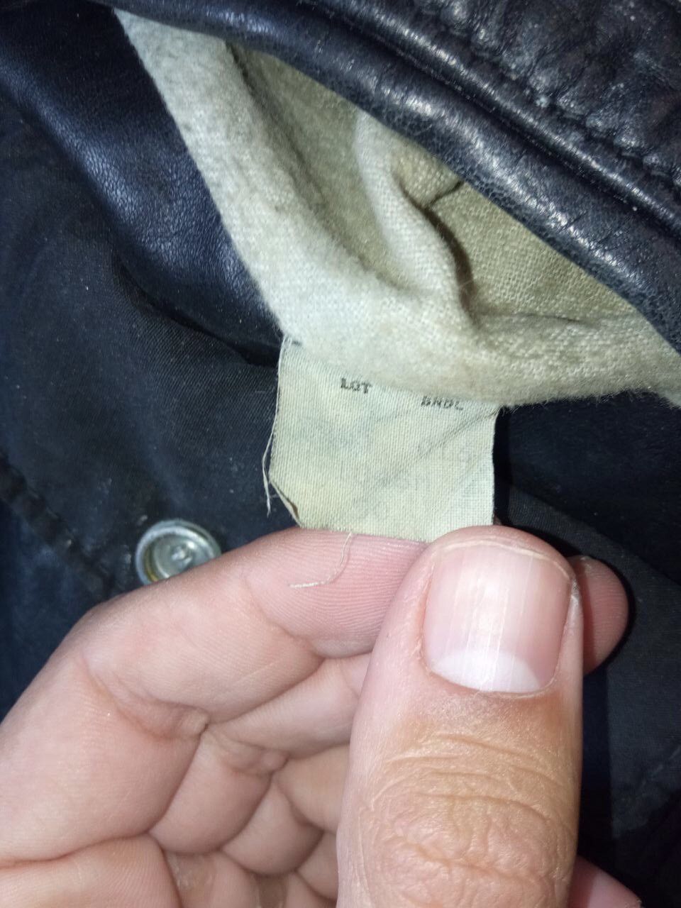 Schott × Vintage Vintage 80s Schott Leather Fighter Pilot Jacket Size 50 Size US L / EU 52-54 / 3 - 6 Thumbnail
