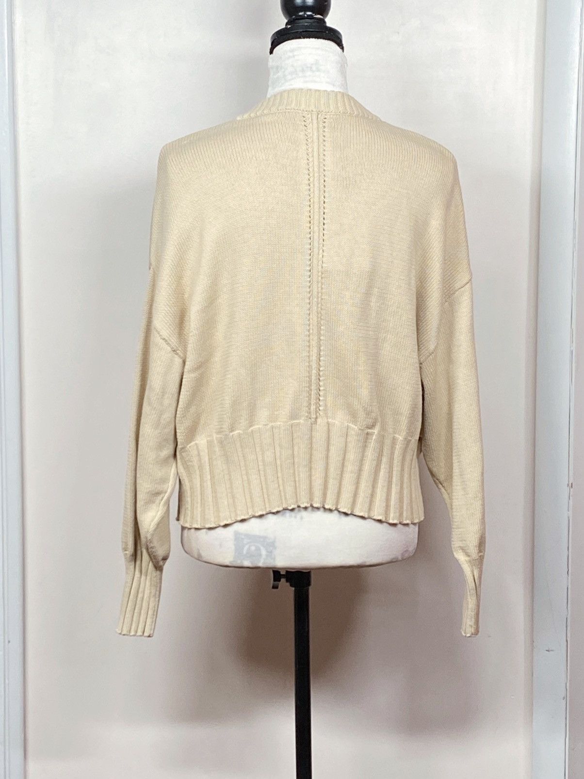 Altuzarra Altuzarra Natural Cotton And Silk-Blend Cardigan size L Size L / US 10 / IT 46 - 8 Thumbnail