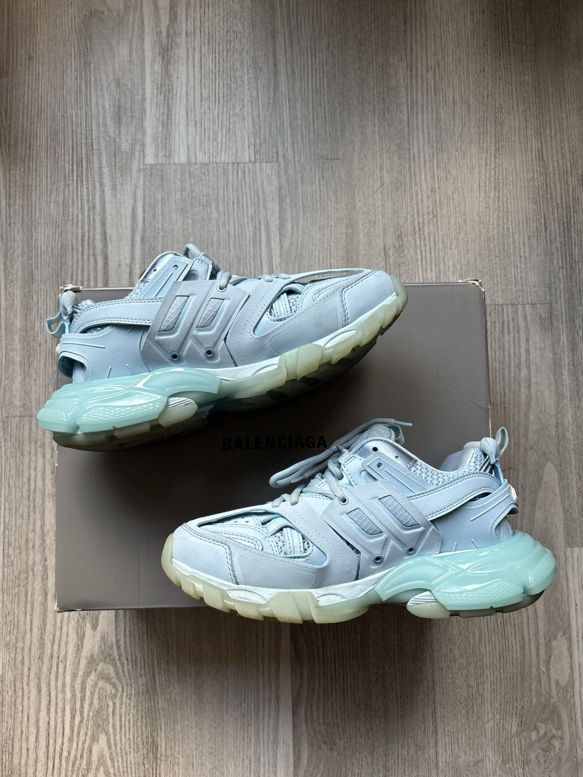 Balenciaga Balenciaga Wmns Track Light Blue Size US 5 / EU 37 - 2 Thumbnail