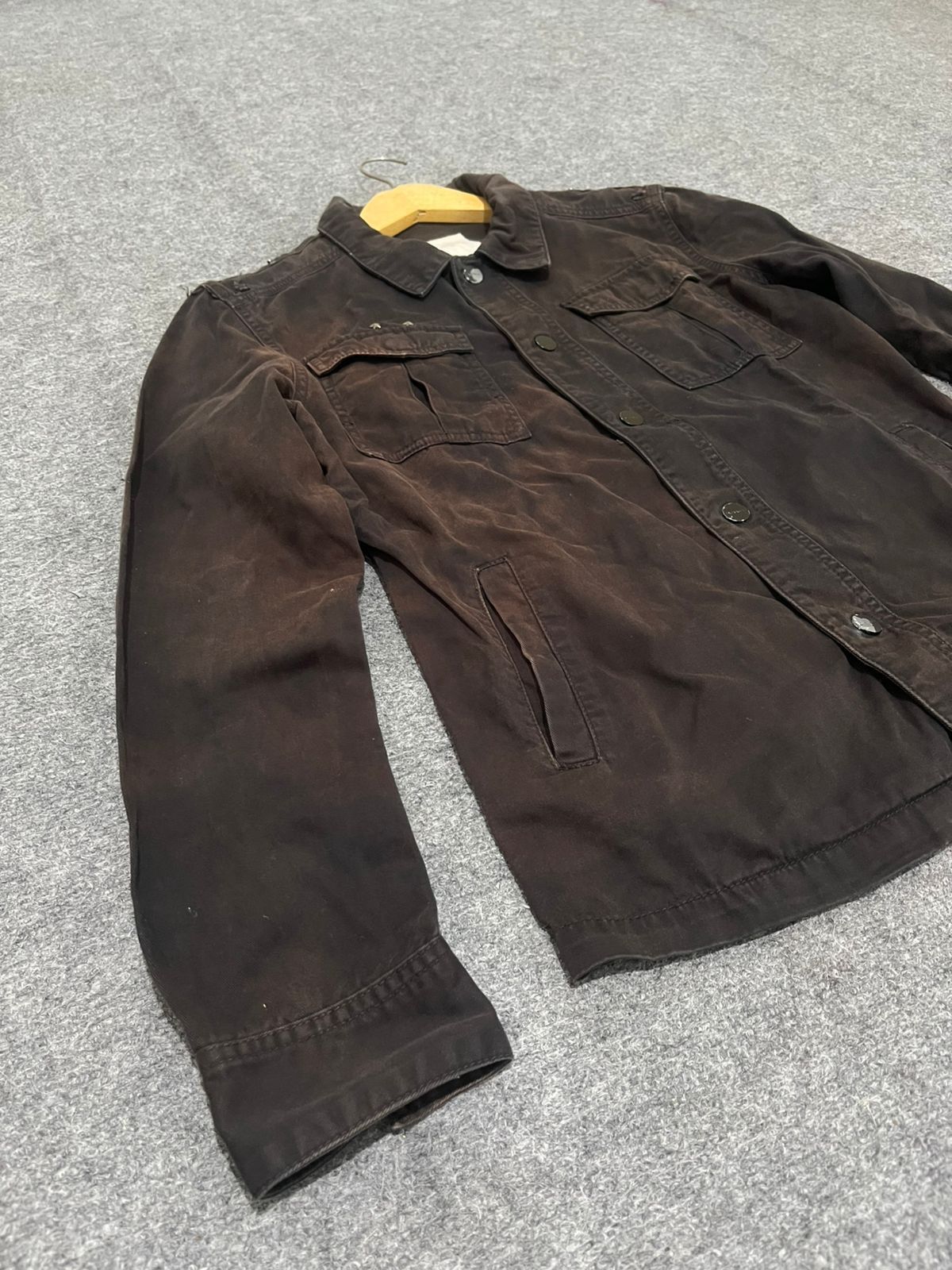 Le Grande Bleu (L.G.B.) Japanese Military Field Brown Jaket Vintage Size US M / EU 48-50 / 2 - 5 Thumbnail