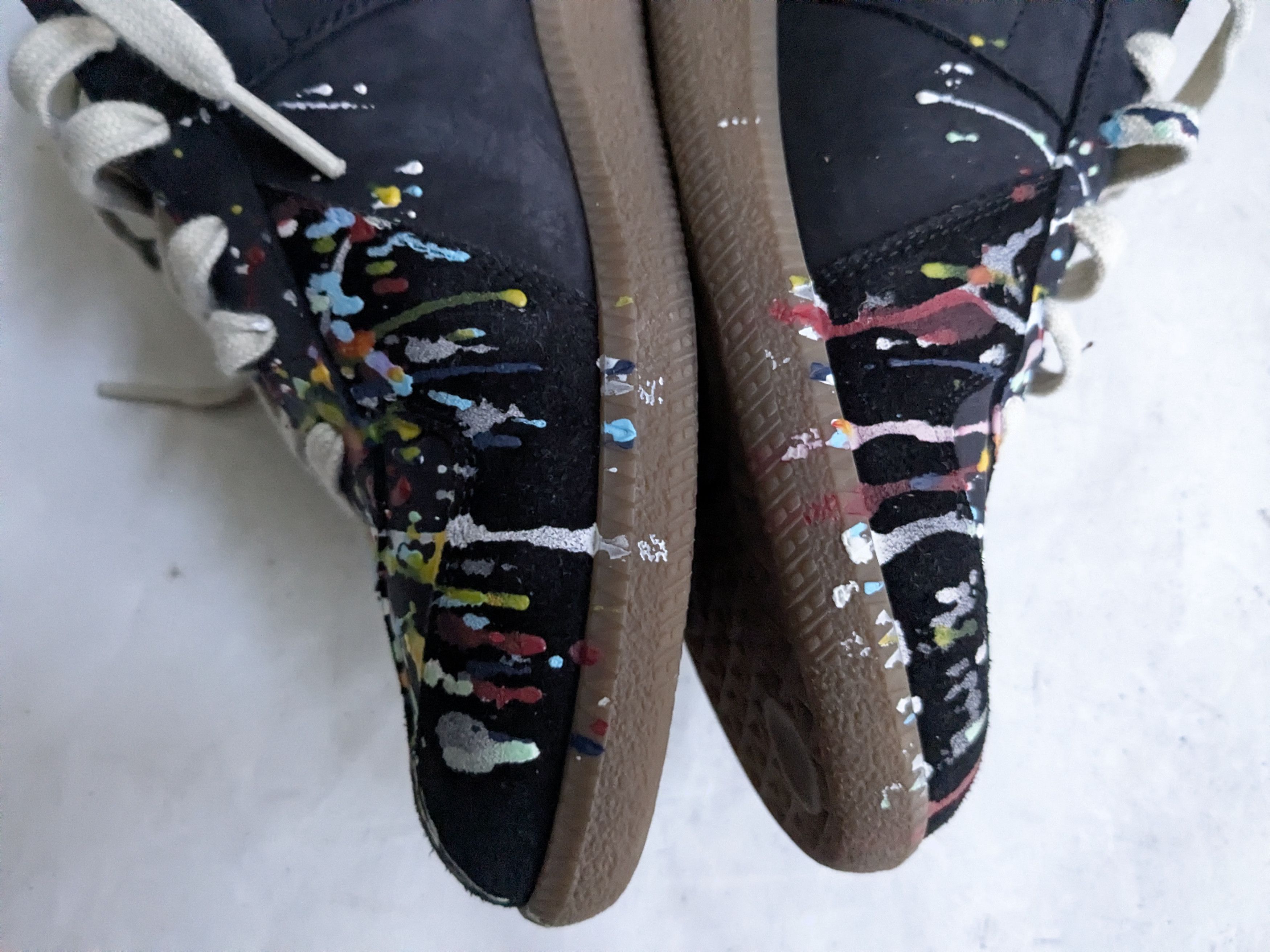 Maison Margiela Maison Margiela GAT Replica Paint Splatter 9 42 Black Size US 9 / EU 42 - 11 Thumbnail