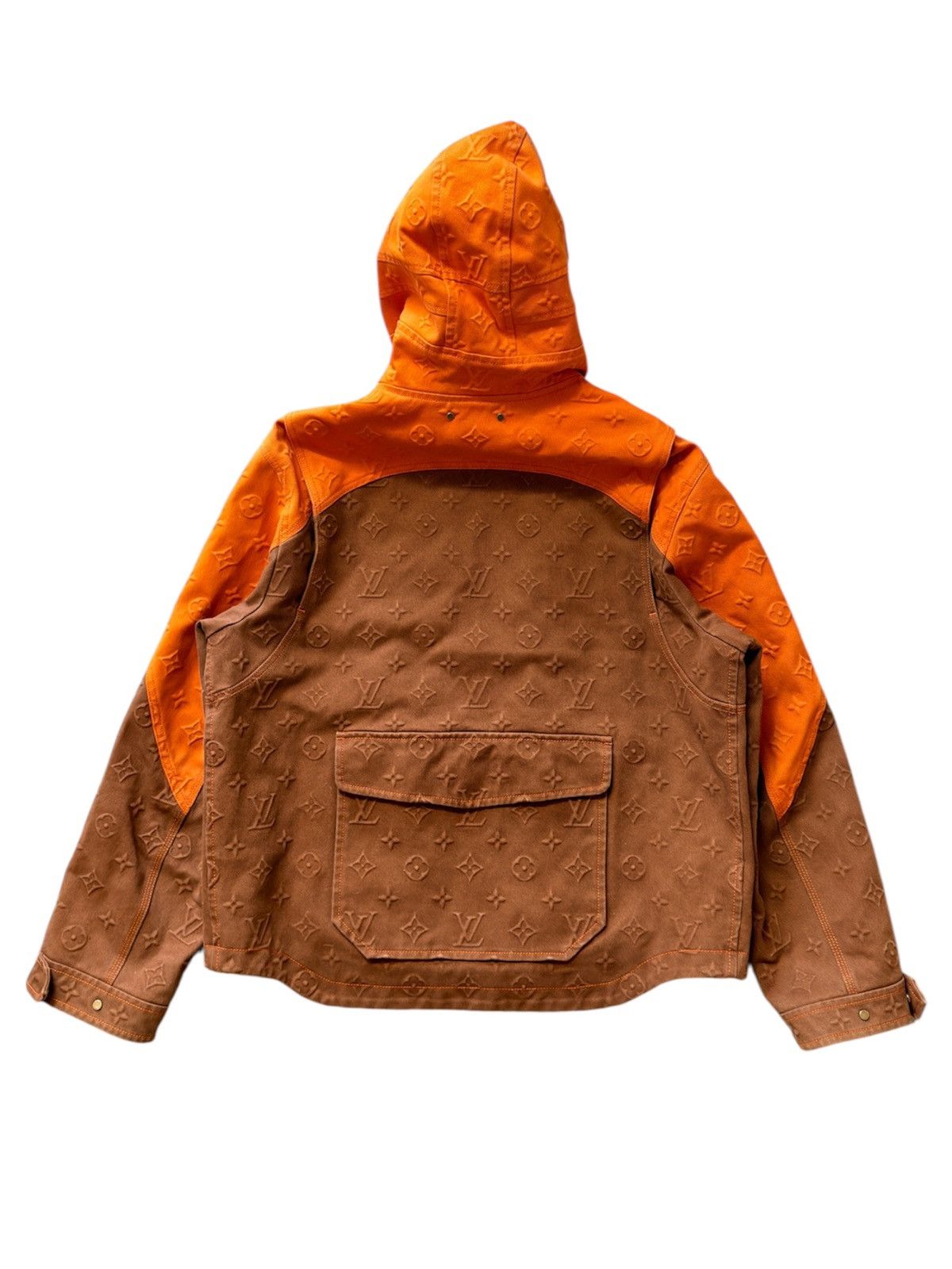 Louis Vuitton Louis Vuitton 48 Carpenter Hooded Denim Jacket 3D Monogram Size US M / EU 48-50 / 2 - 5 Thumbnail