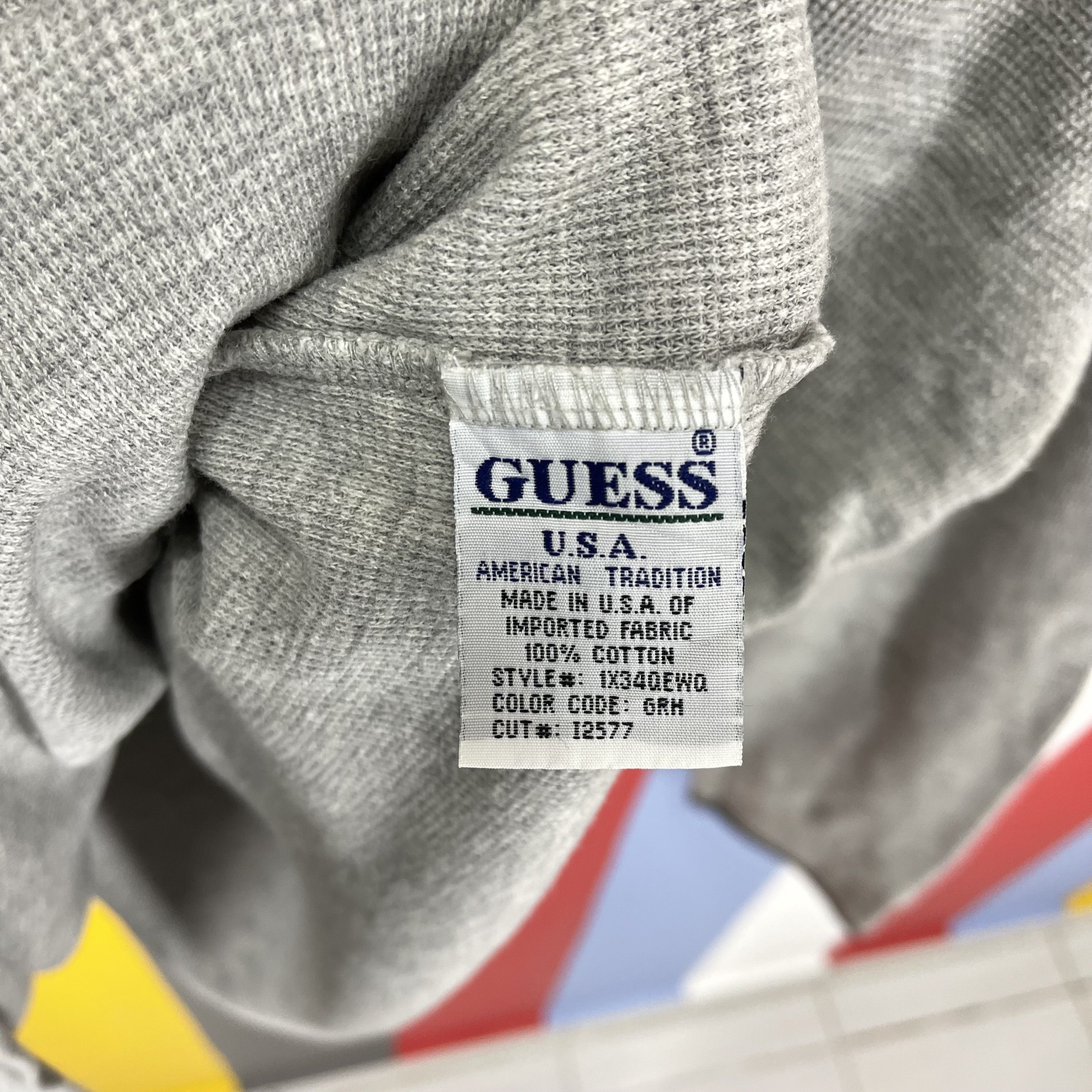 Guess 90s Vintage GUESS Long Sleeve Polo T Shirt #1194/AP Size US XL / EU 56 / 4 - 6 Thumbnail