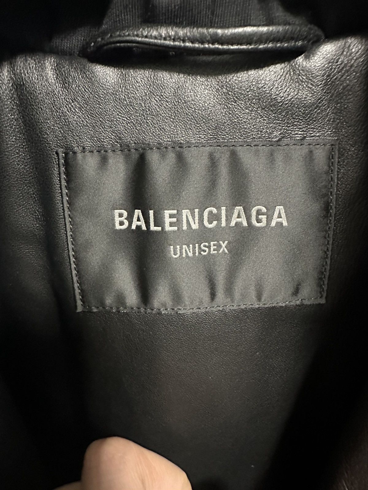 Balenciaga Balenciaga Winter24 with Hoody Shirt Leather Jacket Size US S / EU 44-46 / 1 - 8 Thumbnail