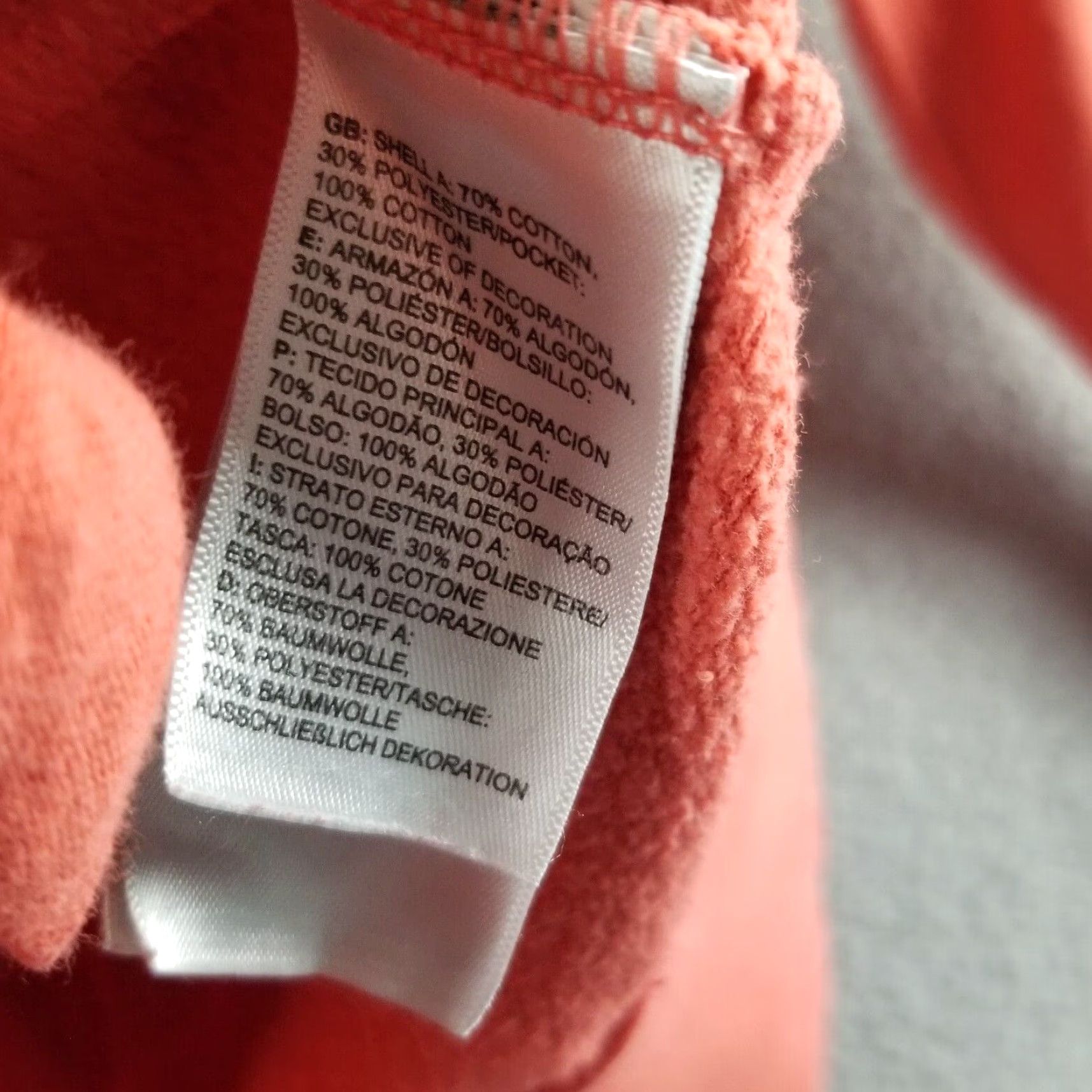 The North Face The North Face Hoodie Women Large Half Dome Peach Big Graphic Logo Sweatshirt Size L / US 10 / IT 46 - 6 Thumbnail