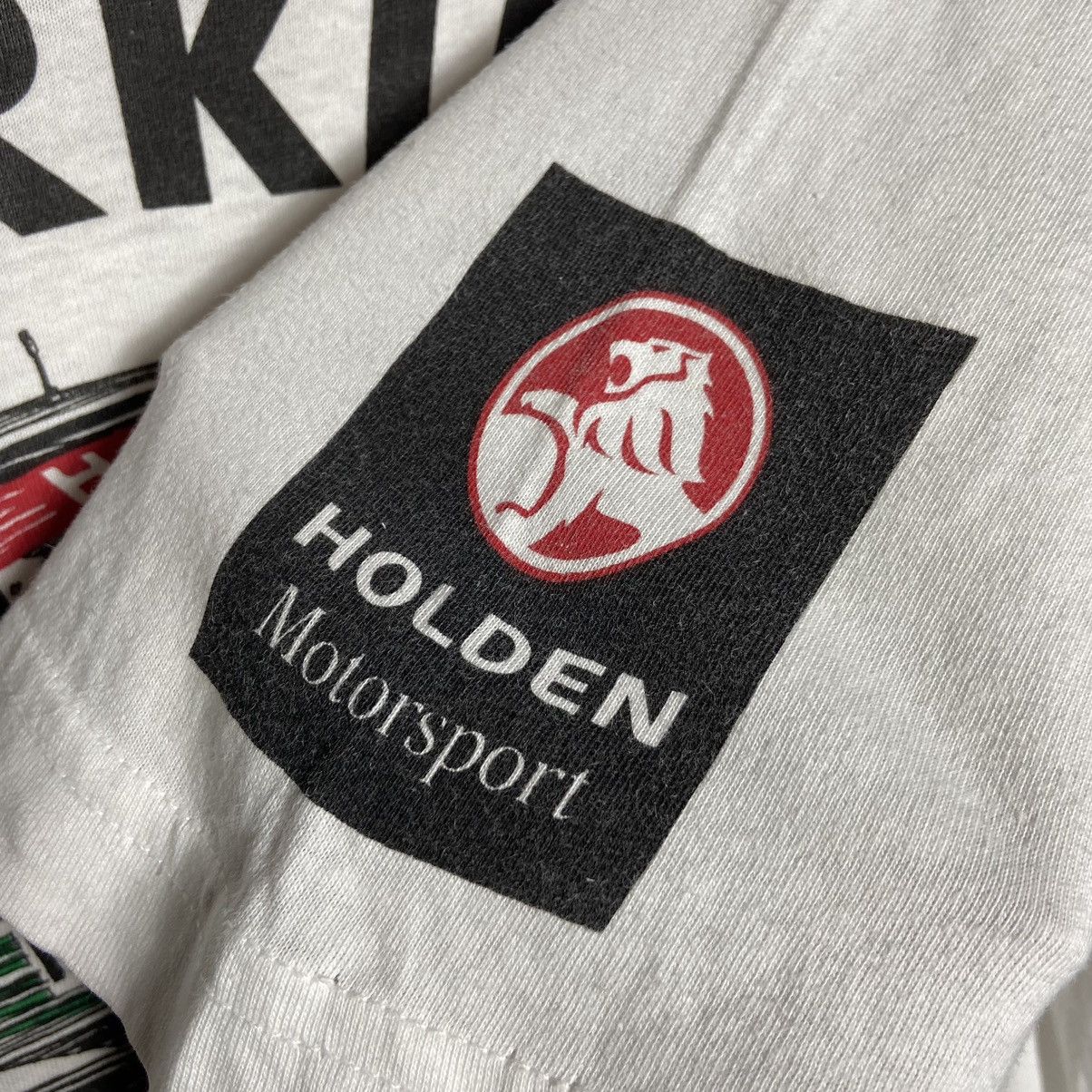 Vintage Vintage 90s Holden Moto Castrol Racing Car Tee / Dunlop Size US XL / EU 56 / 4 - 6 Thumbnail