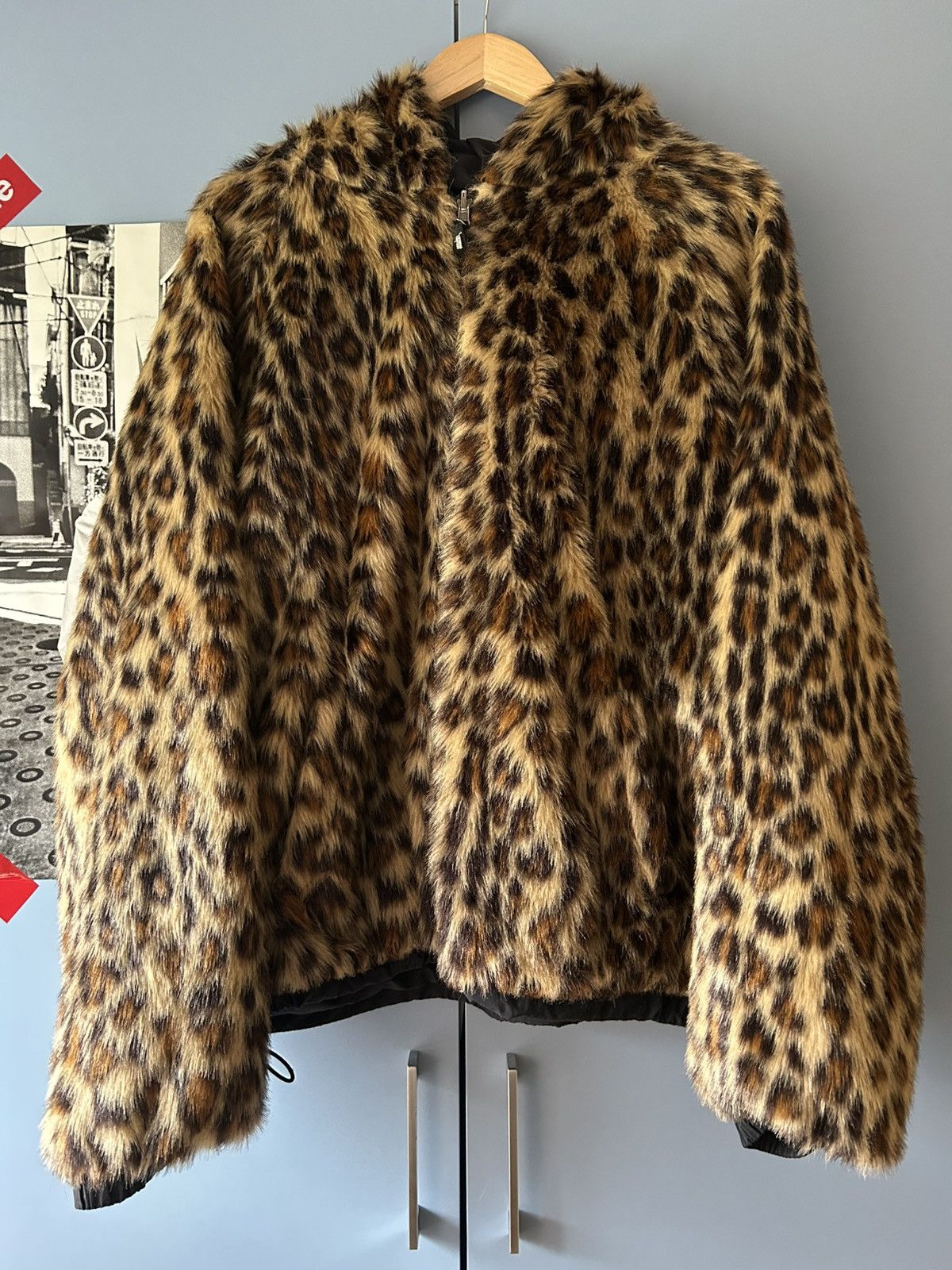 Supreme Supreme SS25 Faux Fur Reversible Hooded Track Jacket Size US L / EU 52-54 / 3 - 3 Thumbnail