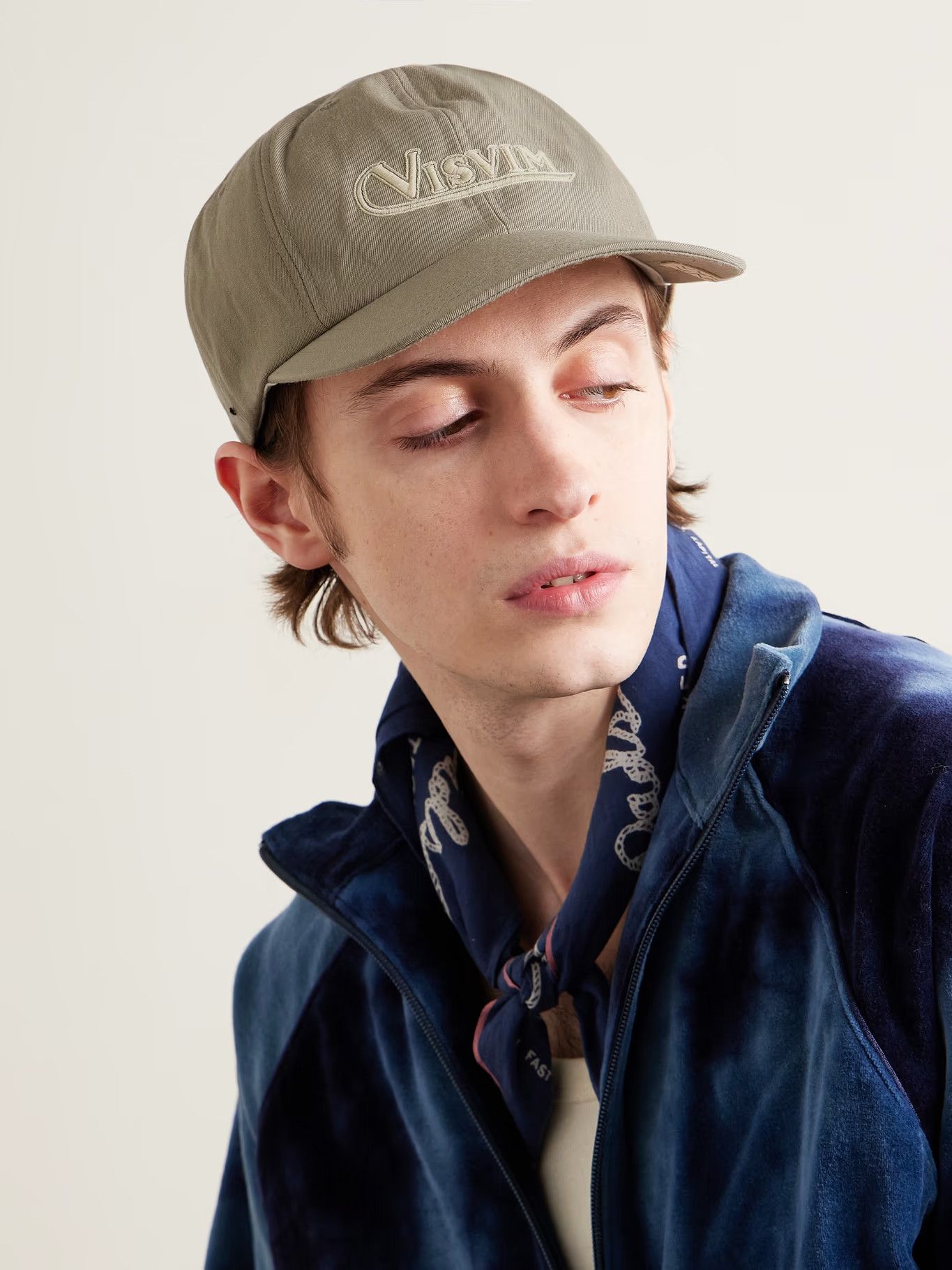 Visvim Excelsior II Logo Wool and Linen-Blend Twill Baseball Cap Size ONE SIZE - 4 Thumbnail