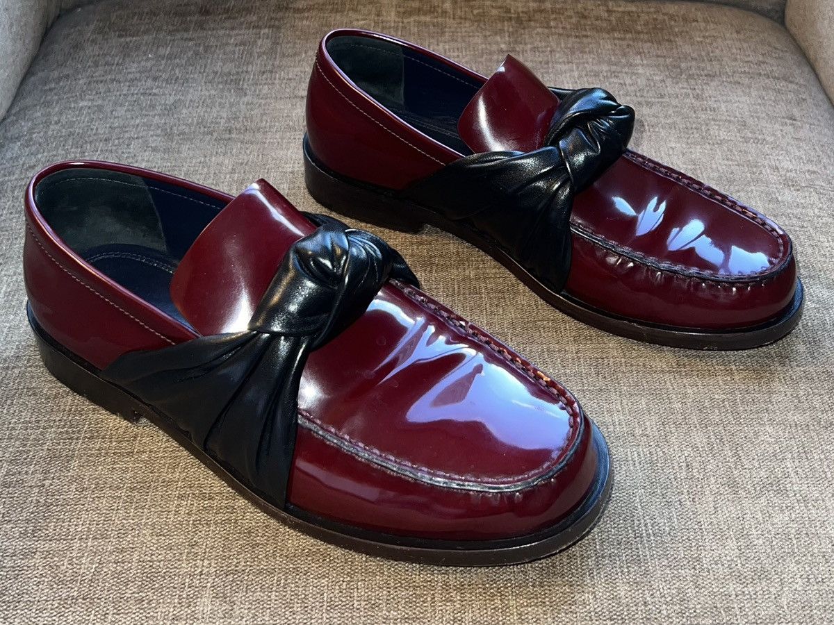 Celine CÉLINE KNOT POLISHED HALBSCHUHE COLLEGE LOAFERS Size US 9 / IT 39 - 5 Thumbnail