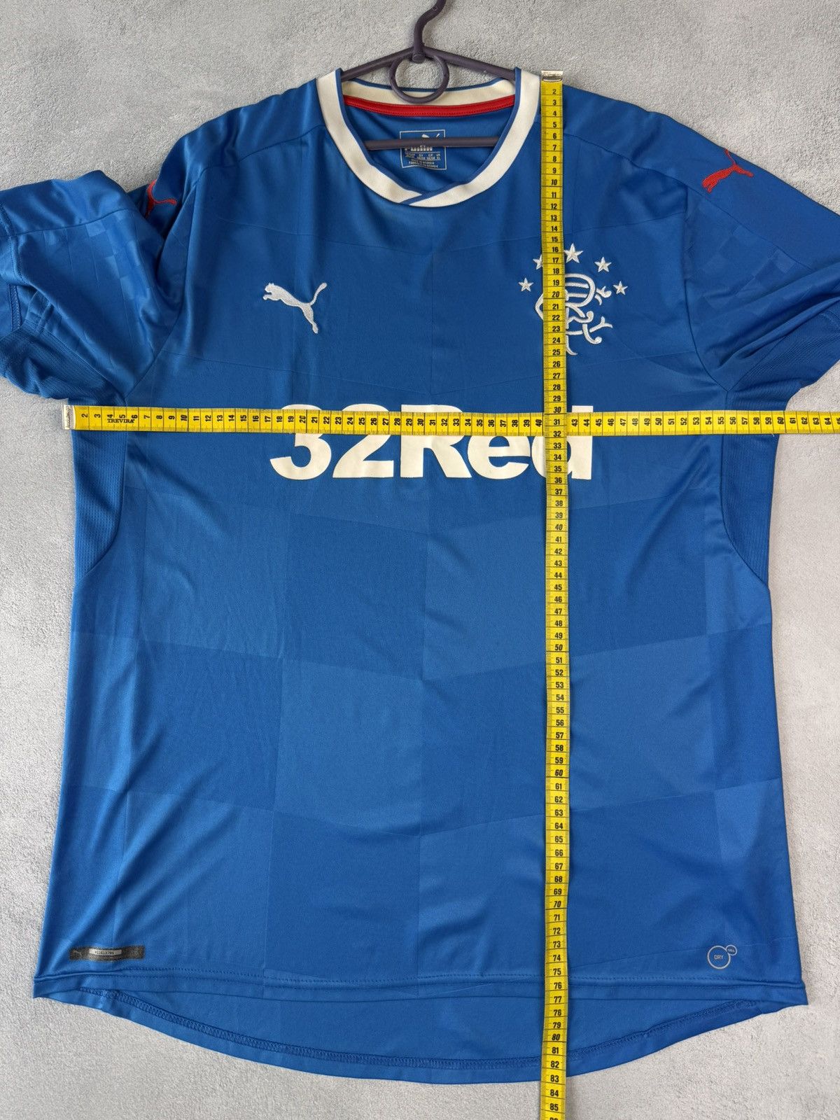 Puma Glasgow Rangers 2017 2018 Home Shirt Soccer Jersey Puma Size US XXL / EU 58 / 5 - 13 Thumbnail