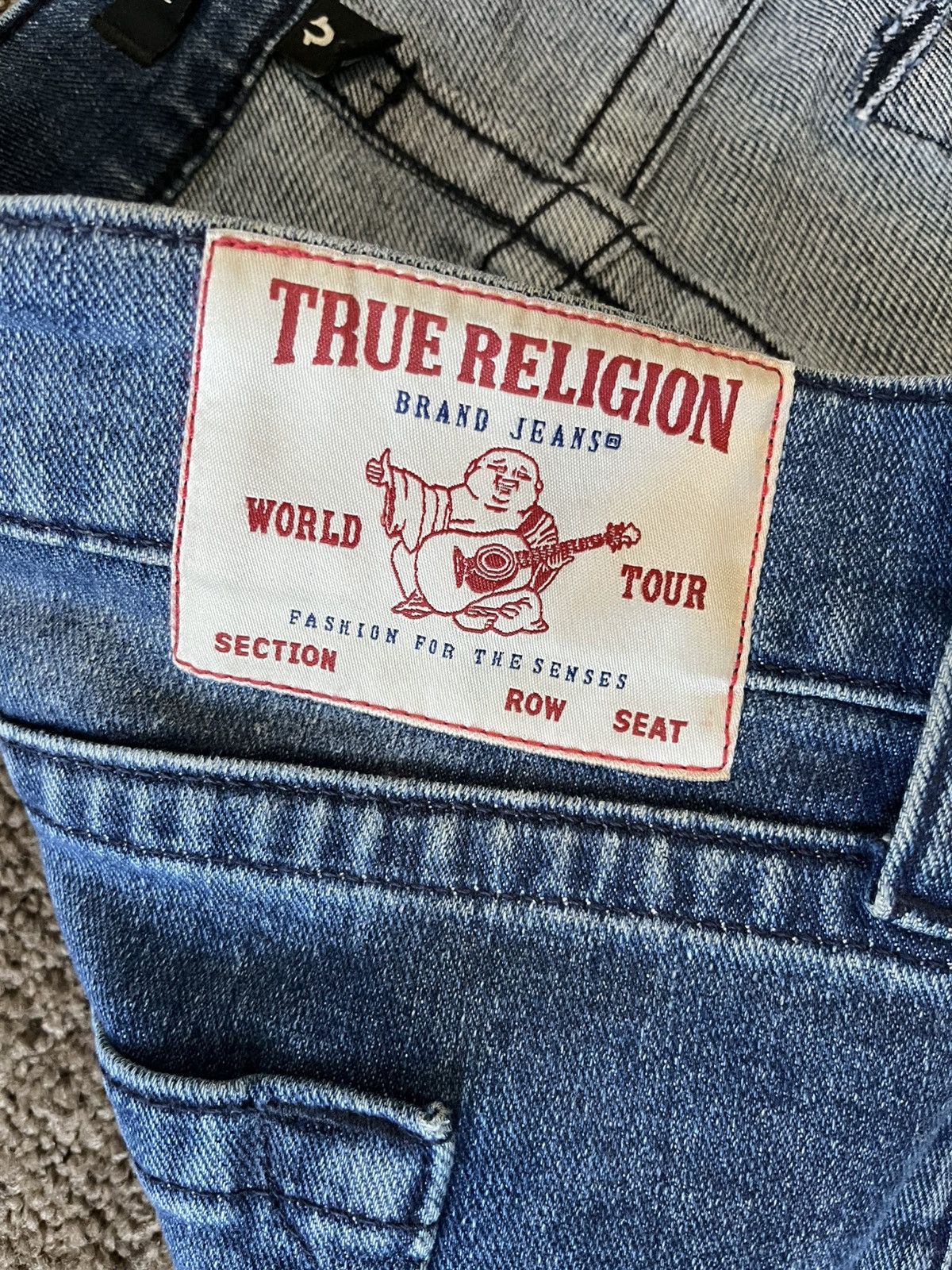 True Religion True Religion Ricky Relaxed Straight Jeans Men’s 42 Size US 42 / EU 58 - 4 Thumbnail