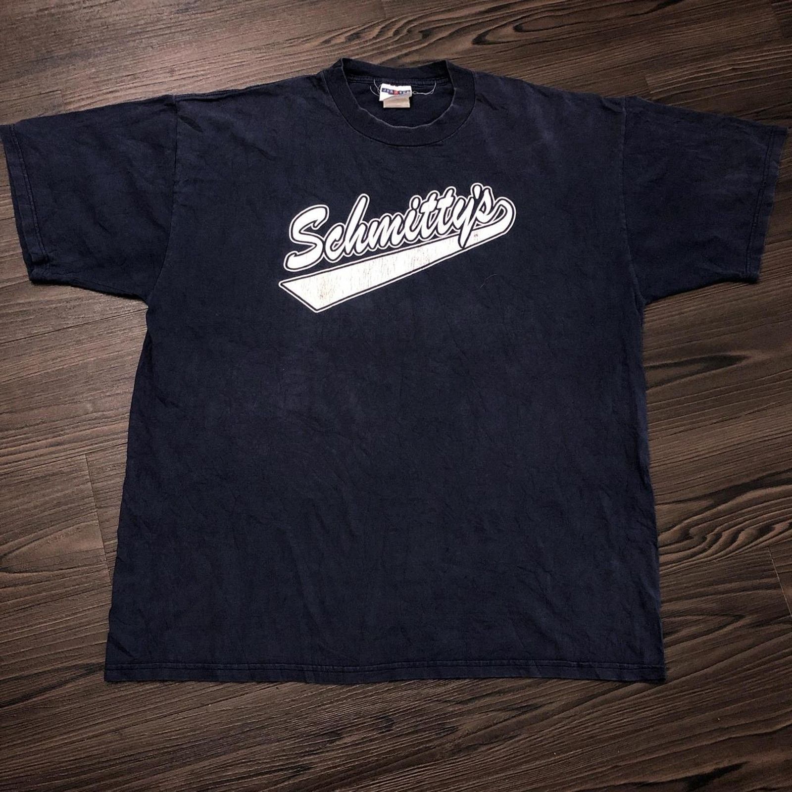 Jerzees Navy ‘Schmitty’s’ Graphic Number Tee Size US XL / EU 56 / 4 - 1 Thumbnail