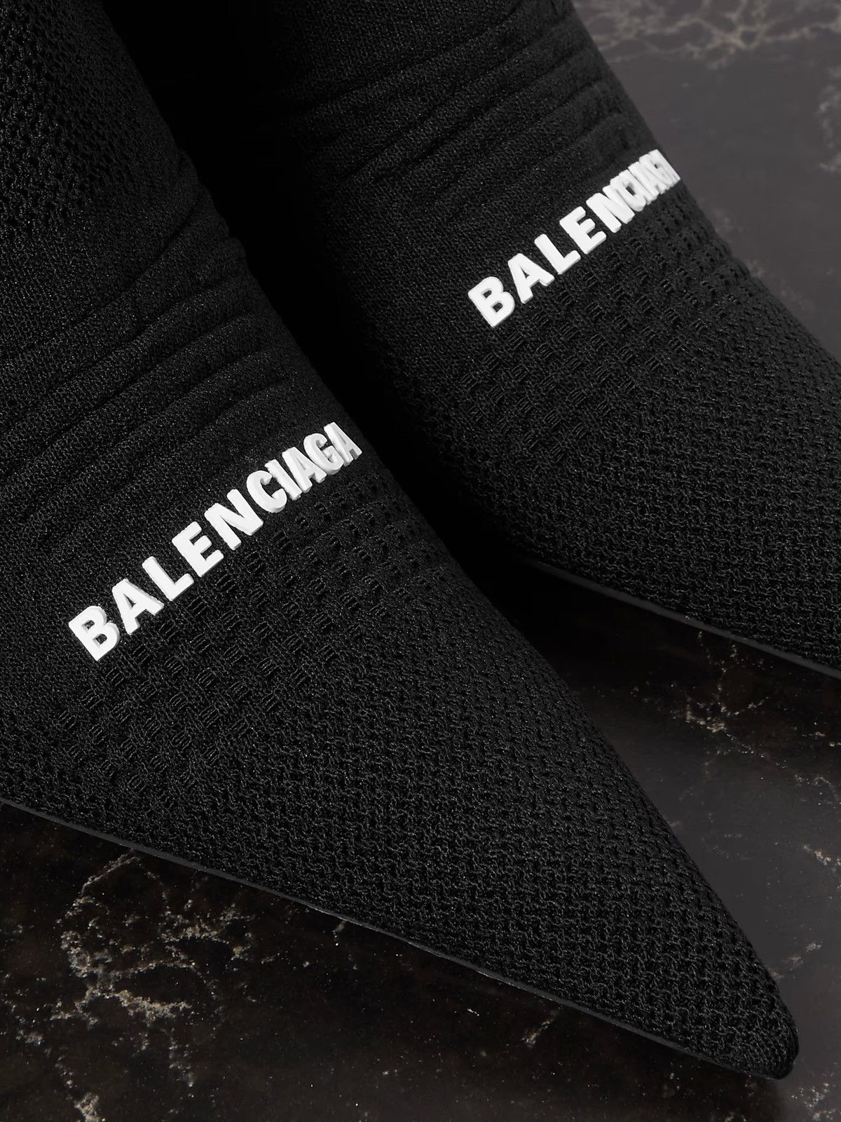 Balenciaga Balenciaga Women's Knife 2.0 Knit High Heel Booties Size US 5.5 / IT 35.5 - 6 Thumbnail