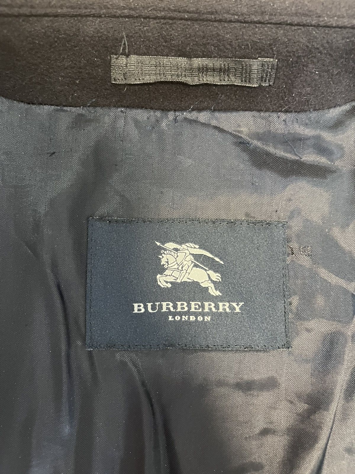Burberry Burberry London Women Jacket Vintage Overcoat Jacket Black Size L / US 10 / IT 46 - 7 Thumbnail