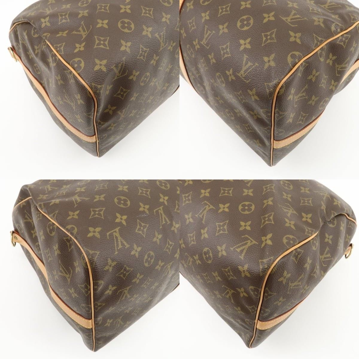 Louis Vuitton Louis Vuitton Monogram Keepall Bandouliere 55 Duffle Bag Size ONE SIZE - 5 Thumbnail