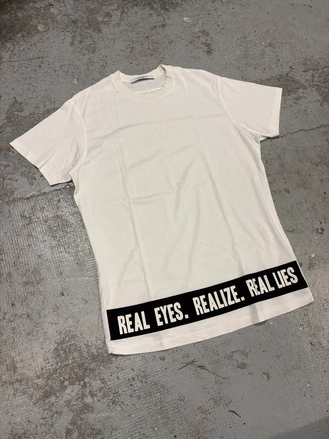 Givenchy SS2017 Givenchy White Black Words T-Shirt by Riccardo Tisci Size US M / EU 48-50 / 2 - 4 Thumbnail
