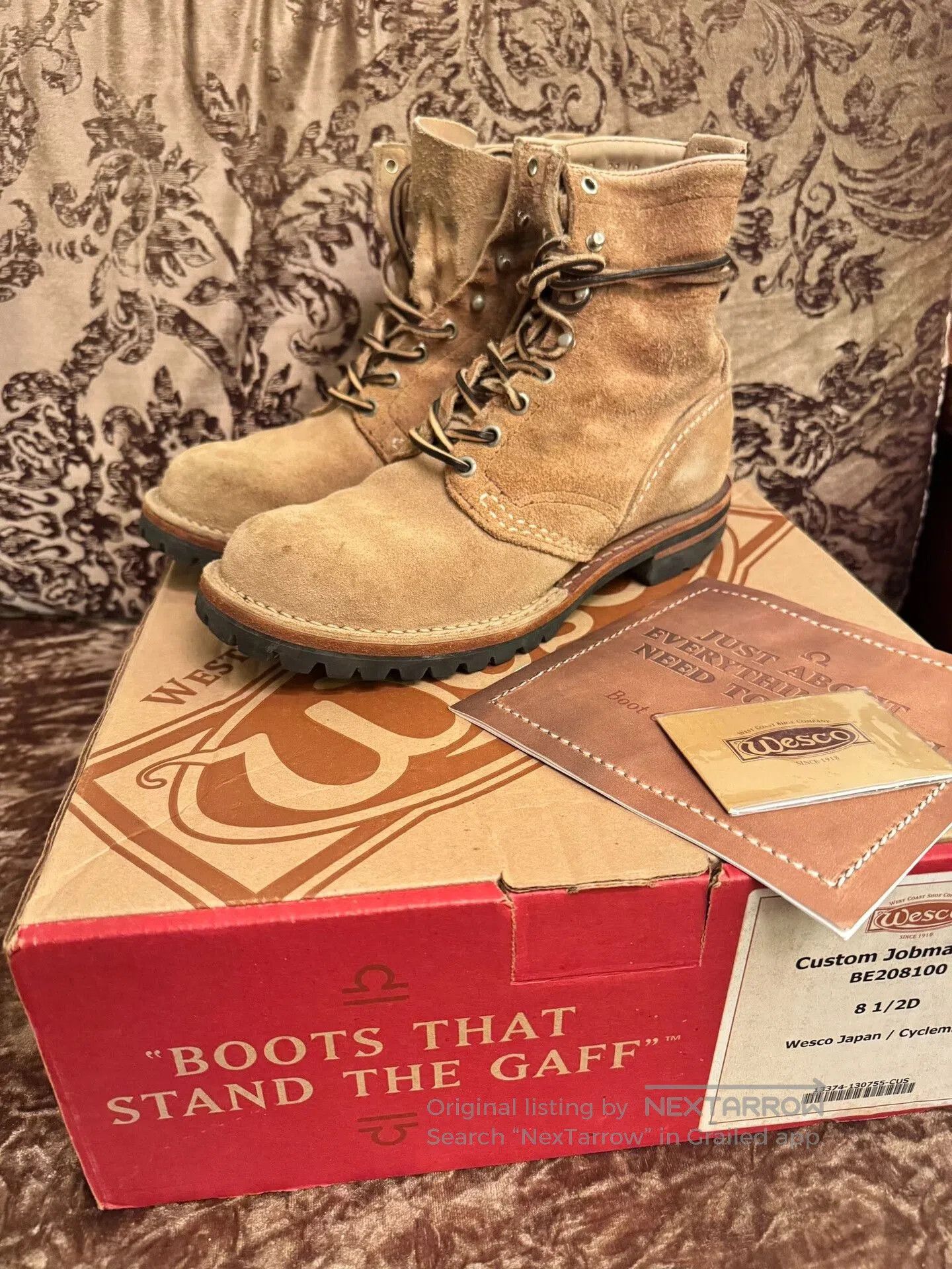 Wesco Job Master Long Face Boots.