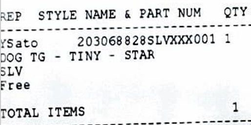 Chrome Hearts CHROME HEARTS Dog Tag Tiny Star Sliver Necklace Size ONE SIZE - 9 Thumbnail