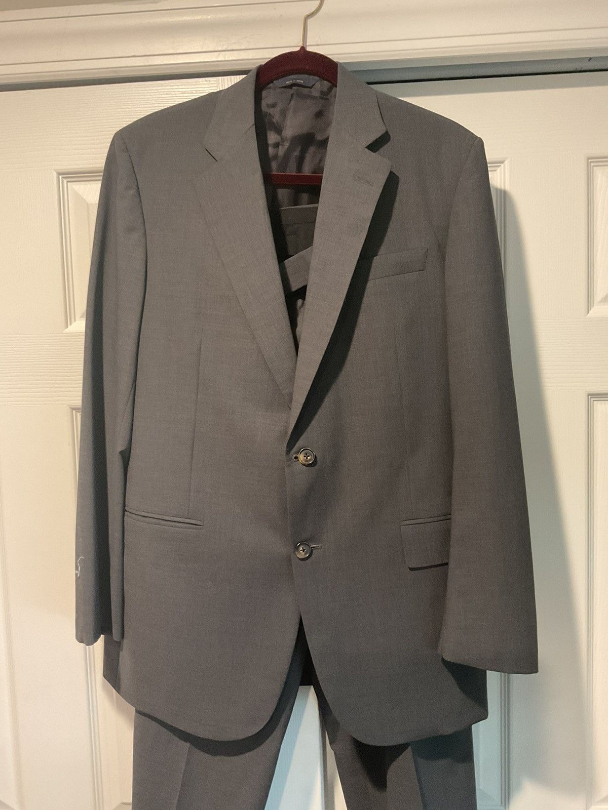 Brooks Brothers Brooks Brothers Madison BrooksCool Full Canvas Gray 2pc Suit Size 40R - 7 Thumbnail