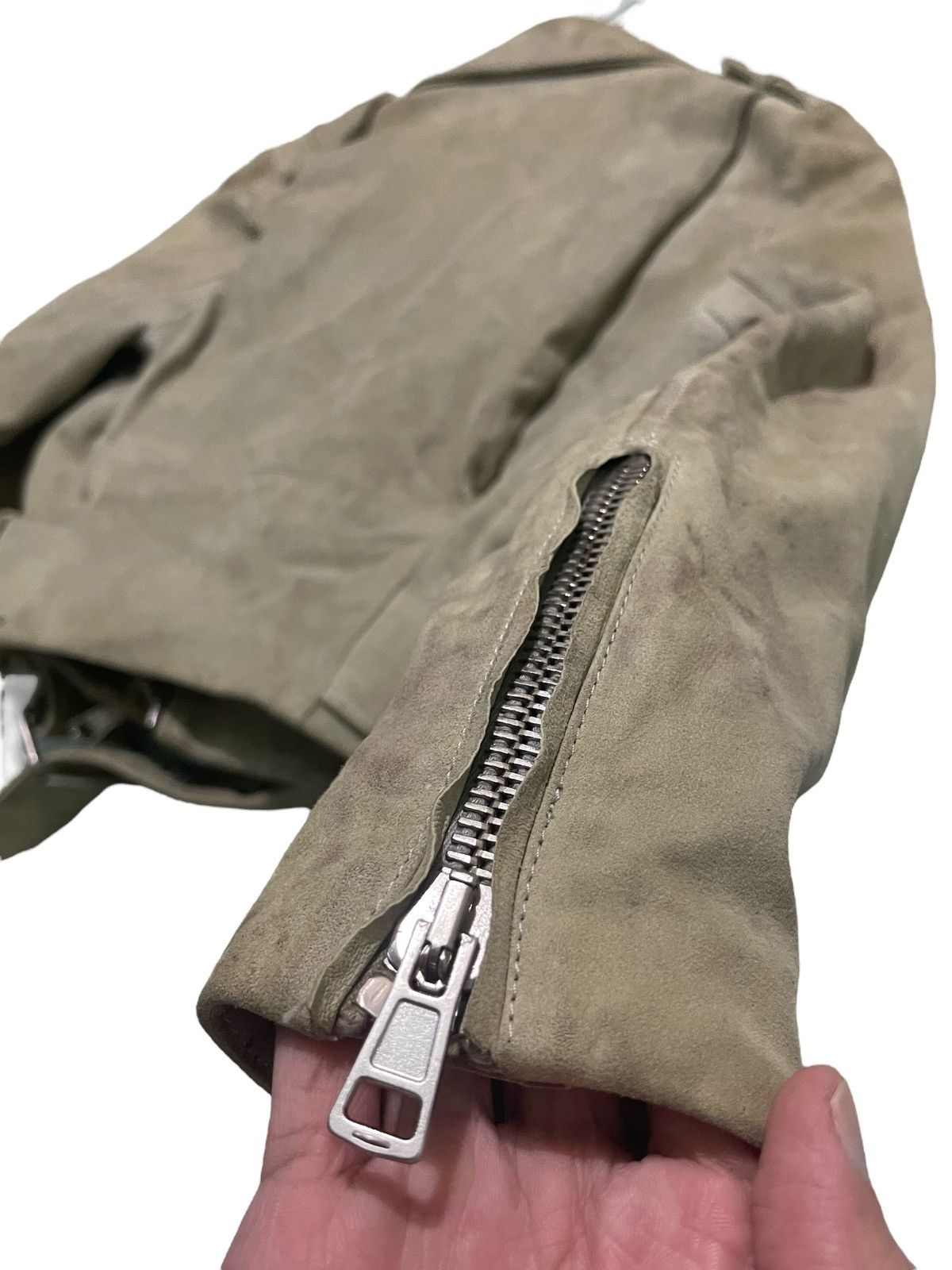 Acne Studios ACNE STUDIOS Suede Biker Jacket Size US S / EU 44-46 / 1 - 16 Thumbnail