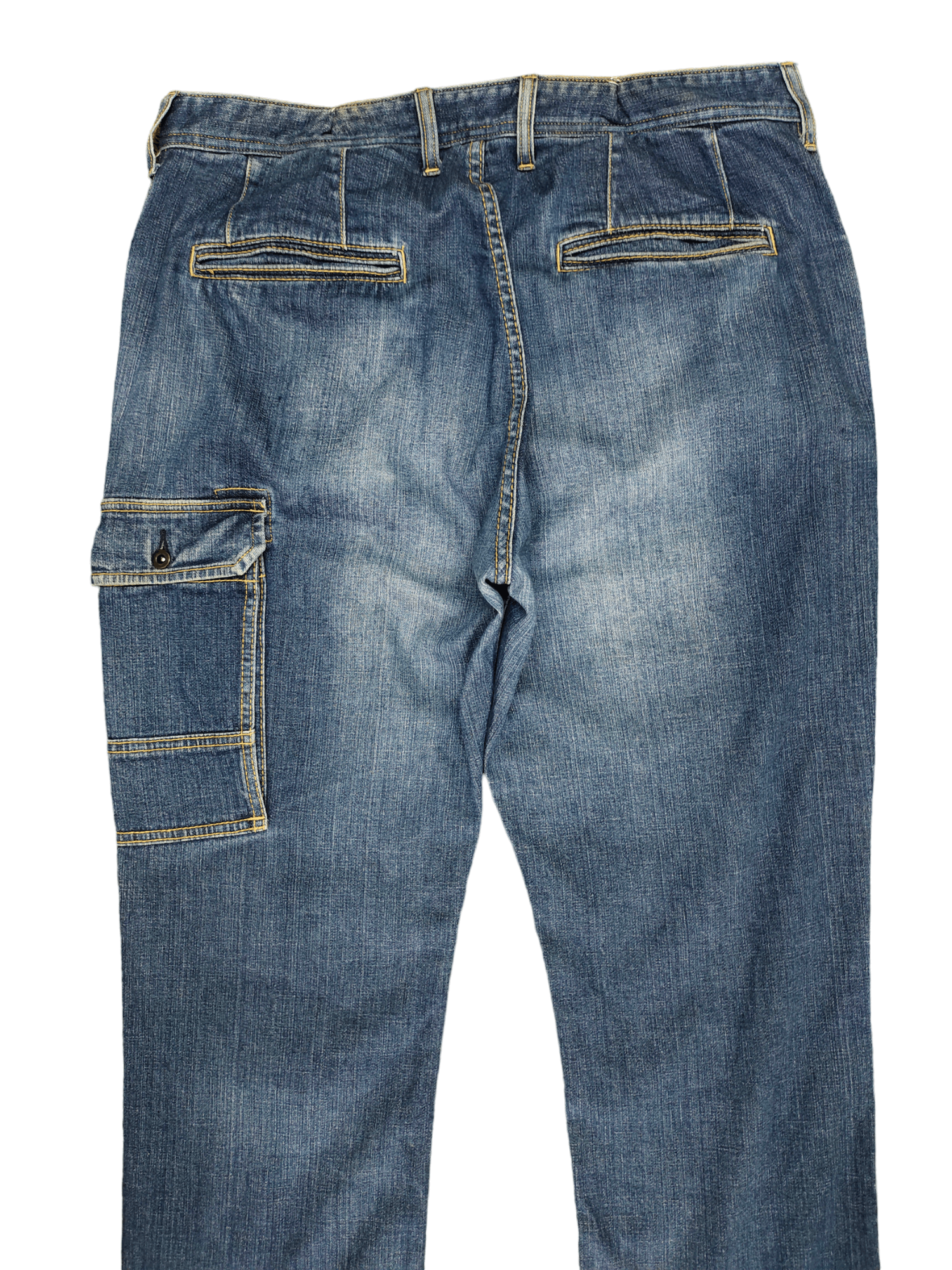 Avirex Avirex Type Blue Single Pocket Cargo Denim Pants Size US 36 / EU 52 - 11 Thumbnail