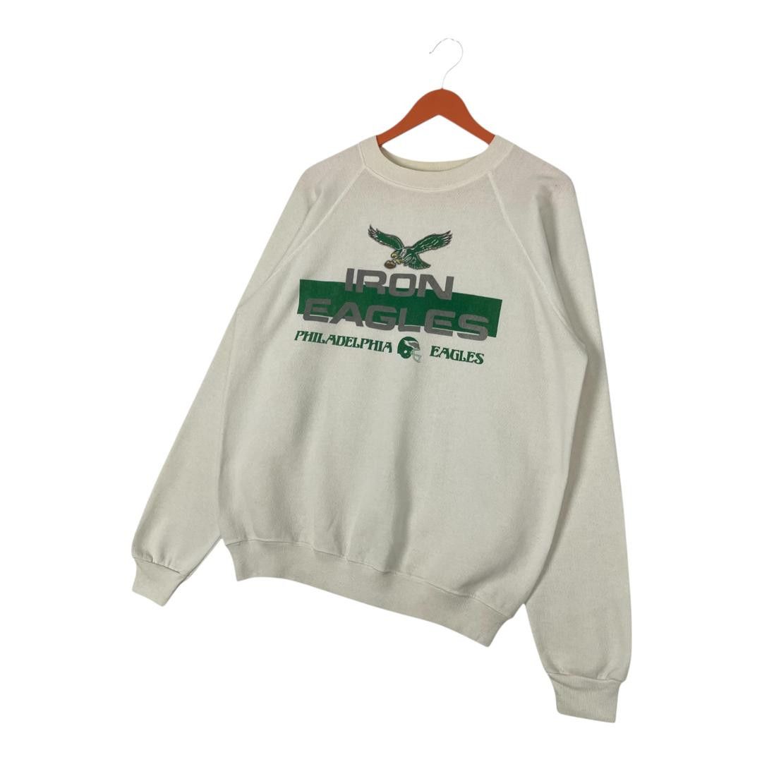 Vintage Vintage Philadelphia Eagles Big Logo Made in USA Sweatshirt Size US L / EU 52-54 / 3 - 3 Thumbnail