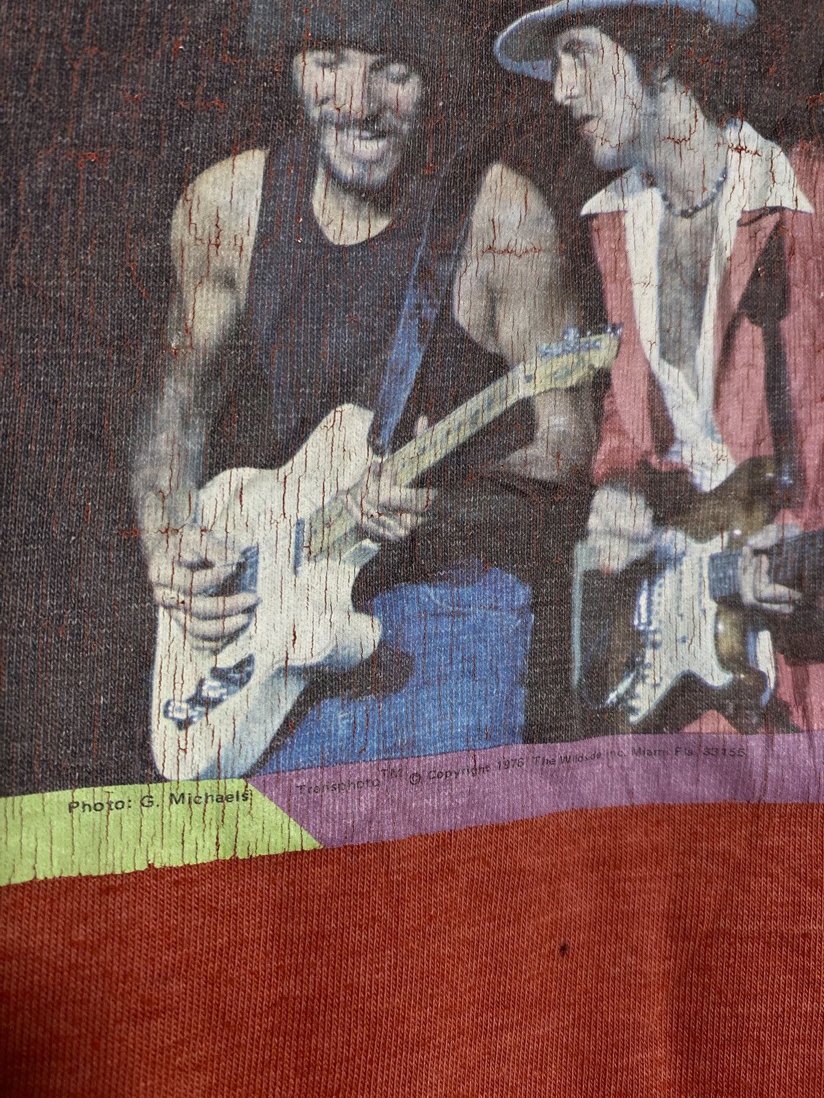 Band Tees Rare Vintage 70s Bruce Springsteen Live Photo Stage Tee Size US M / EU 48-50 / 2 - 3 Thumbnail