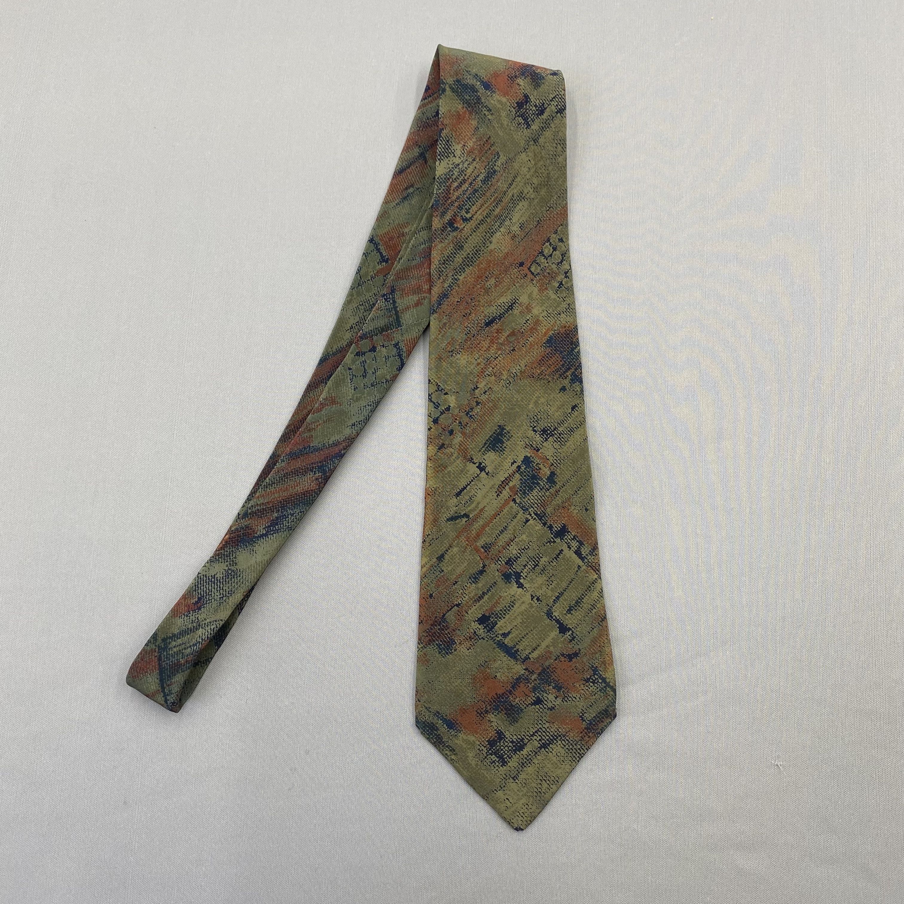 Issey Miyake Vintage Issey Miyake SILK Necktie Cravate Pure Silk Neck Tie Size ONE SIZE - 5 Thumbnail