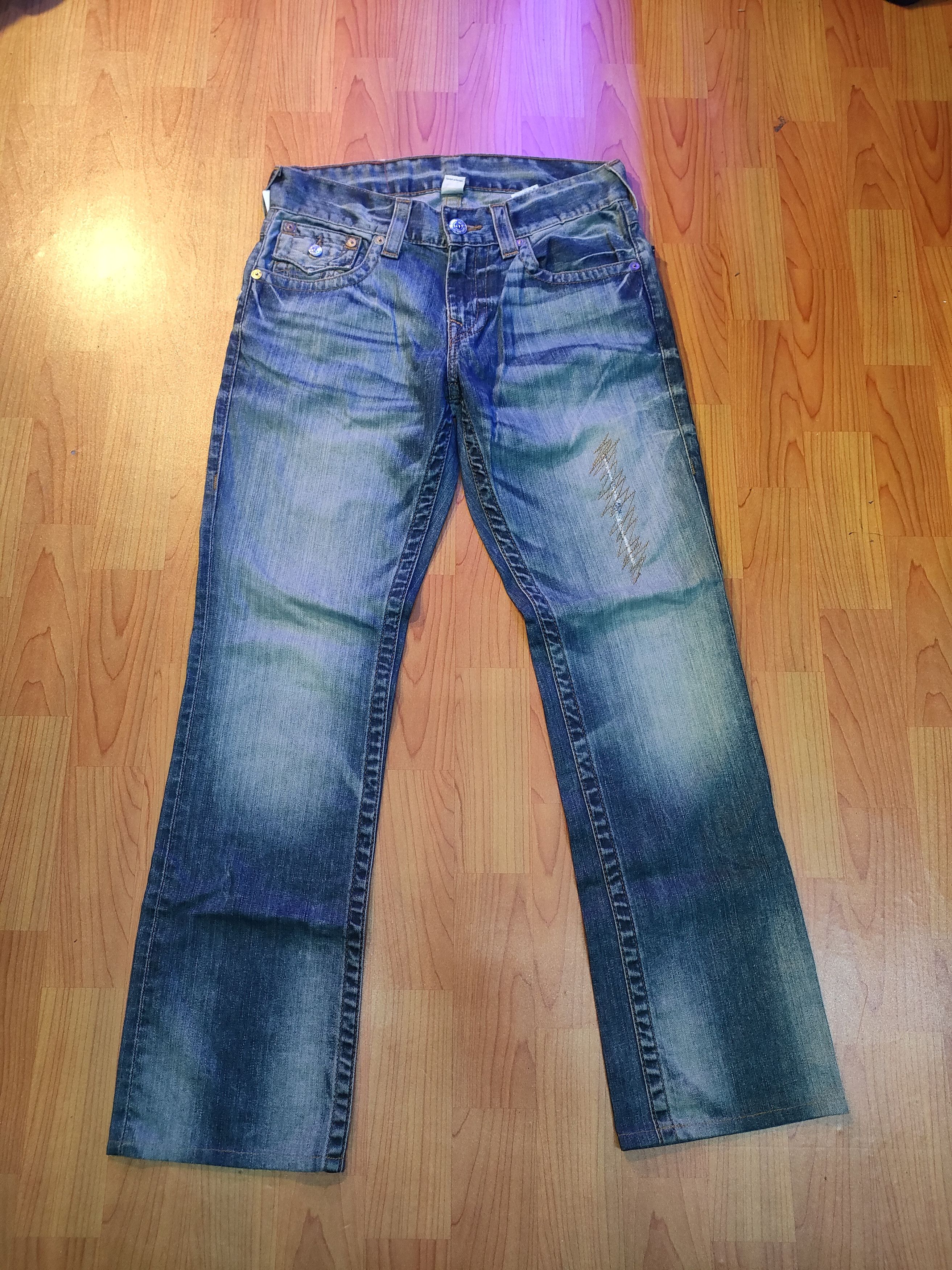 If Six Was Nine × Robins Jeans × True Religion True Religion Section Straight Jeans Size US 31 - 1 Thumbnail