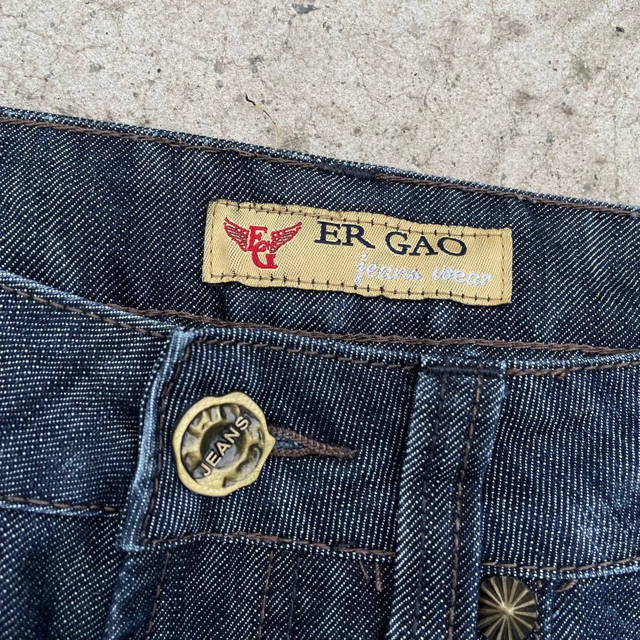 Hypebeast Vintage Er GAO Women’s Jeans Size W30xL34 Y2K 00s Grunge Size 30" / US 8 / IT 44 - 6 Thumbnail