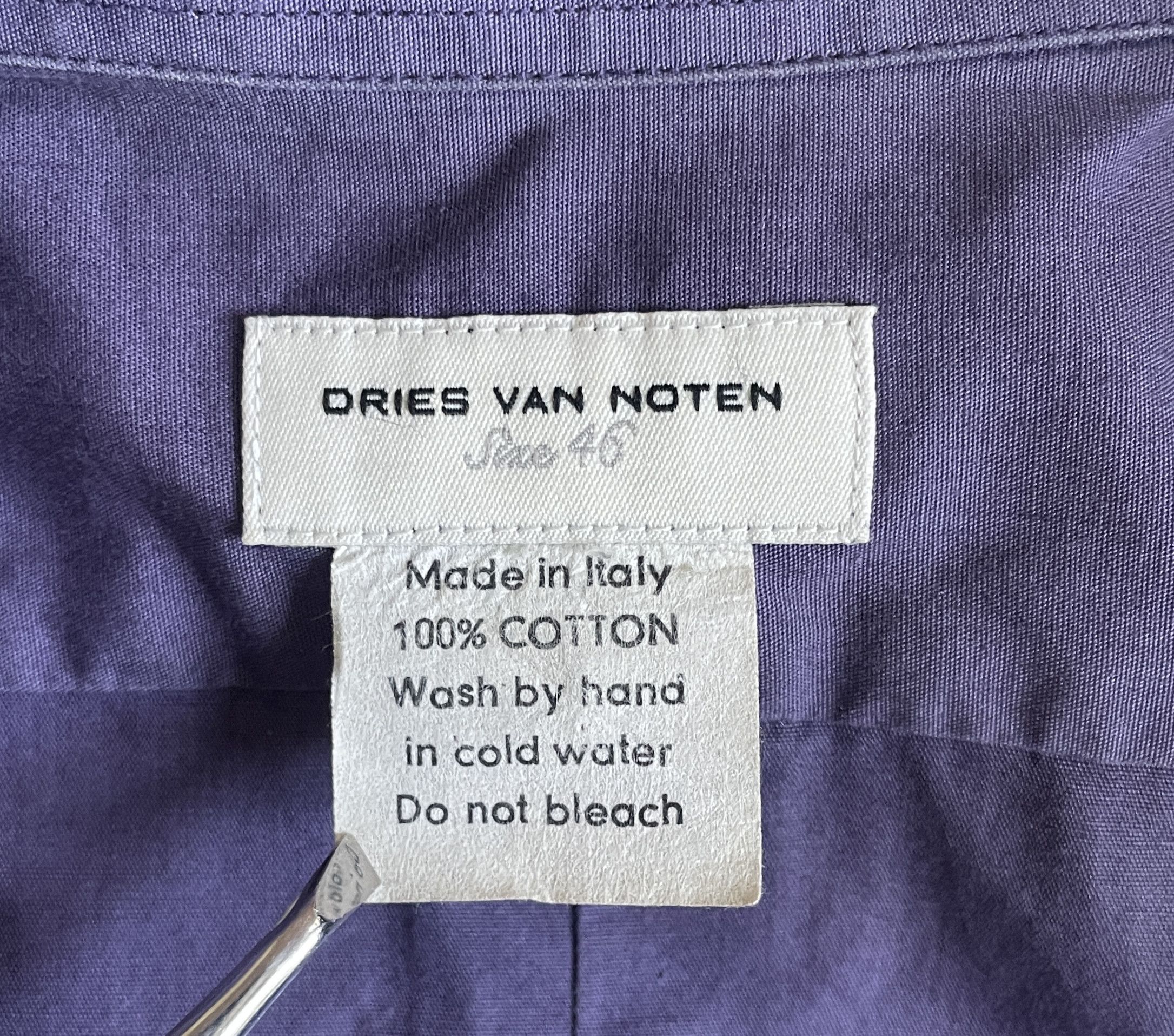 Dries Van Noten DRIES VAN NOTEN Vintage Classic Shirt Size US XXS / EU 40 - 5 Thumbnail