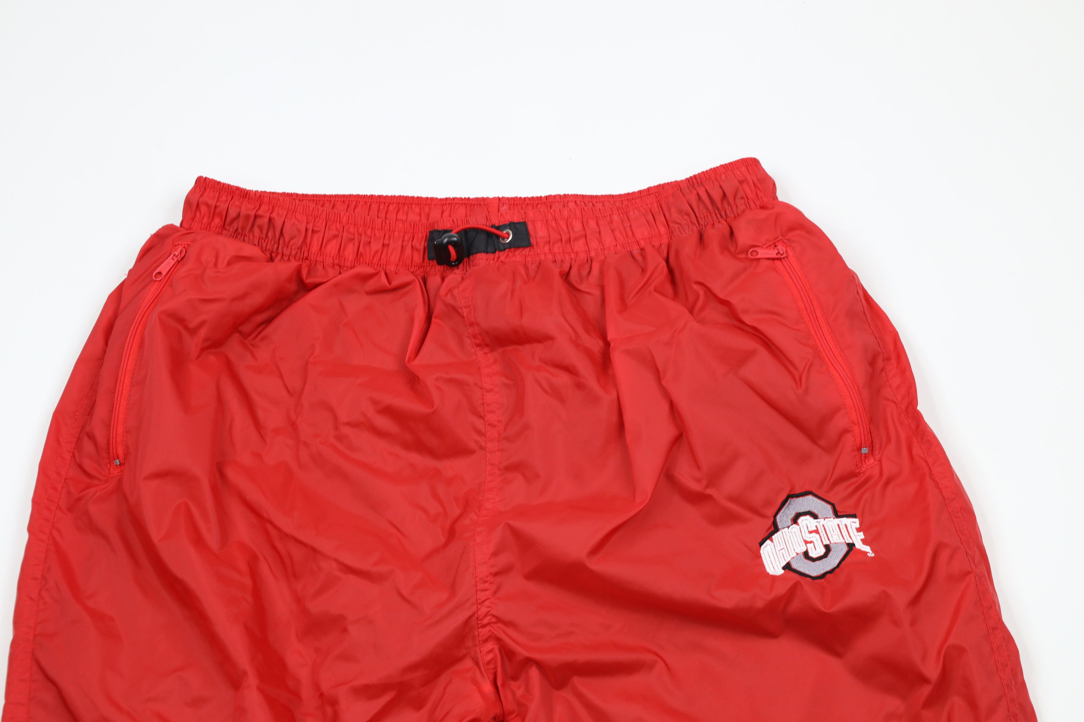 Vintage Vintage 90s University Convertible Wide Leg Pants Shorts Red Size US 38 / EU 54 - 2 Thumbnail