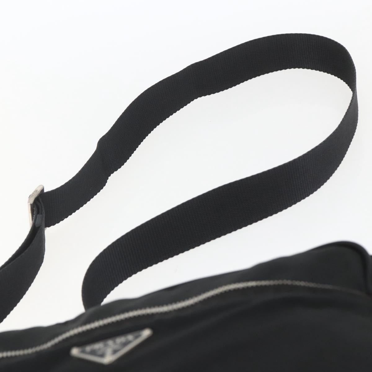 Prada PRADA Shoulder Bag Nylon Black Silver Auth 165034 - Jerrillo Size ONE SIZE - 8 Thumbnail